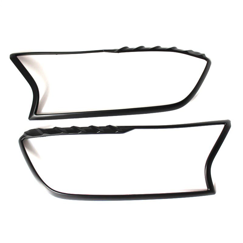 Ford Ranger T7 2015-2019 Headlight Cover Trim Black