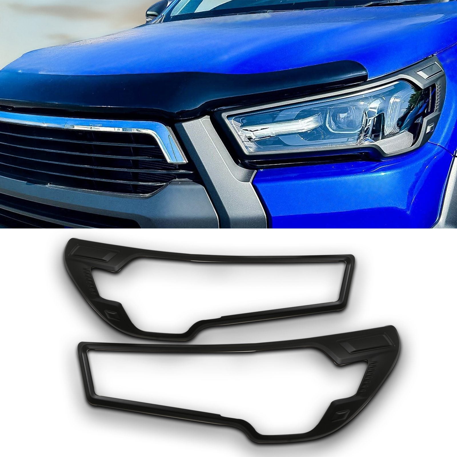 Toyota Hilux Invincible X 2021+ Headlight Surround Trim Kit
