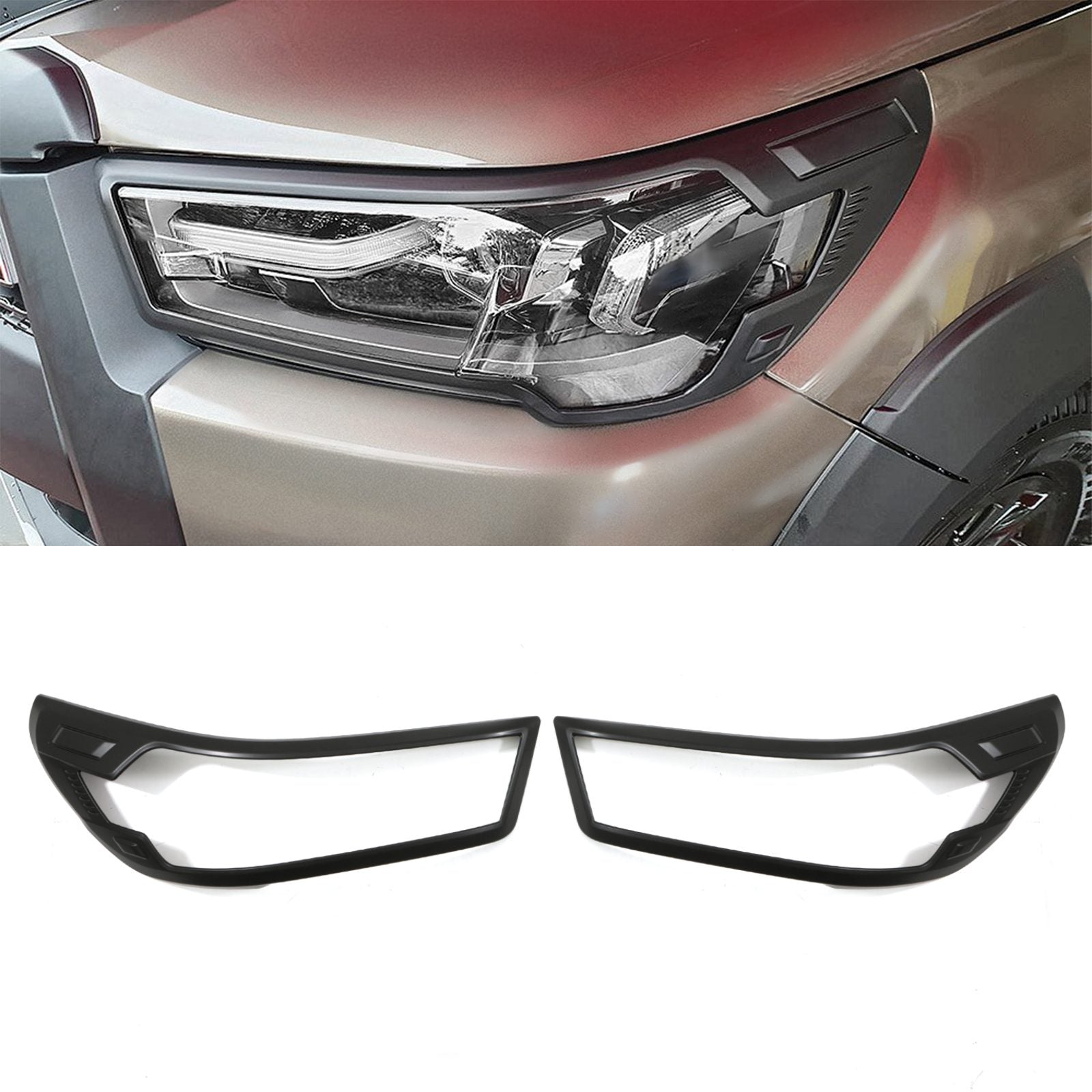 Toyota Hilux Revo 2020+ Headlight Surround Trim Kit