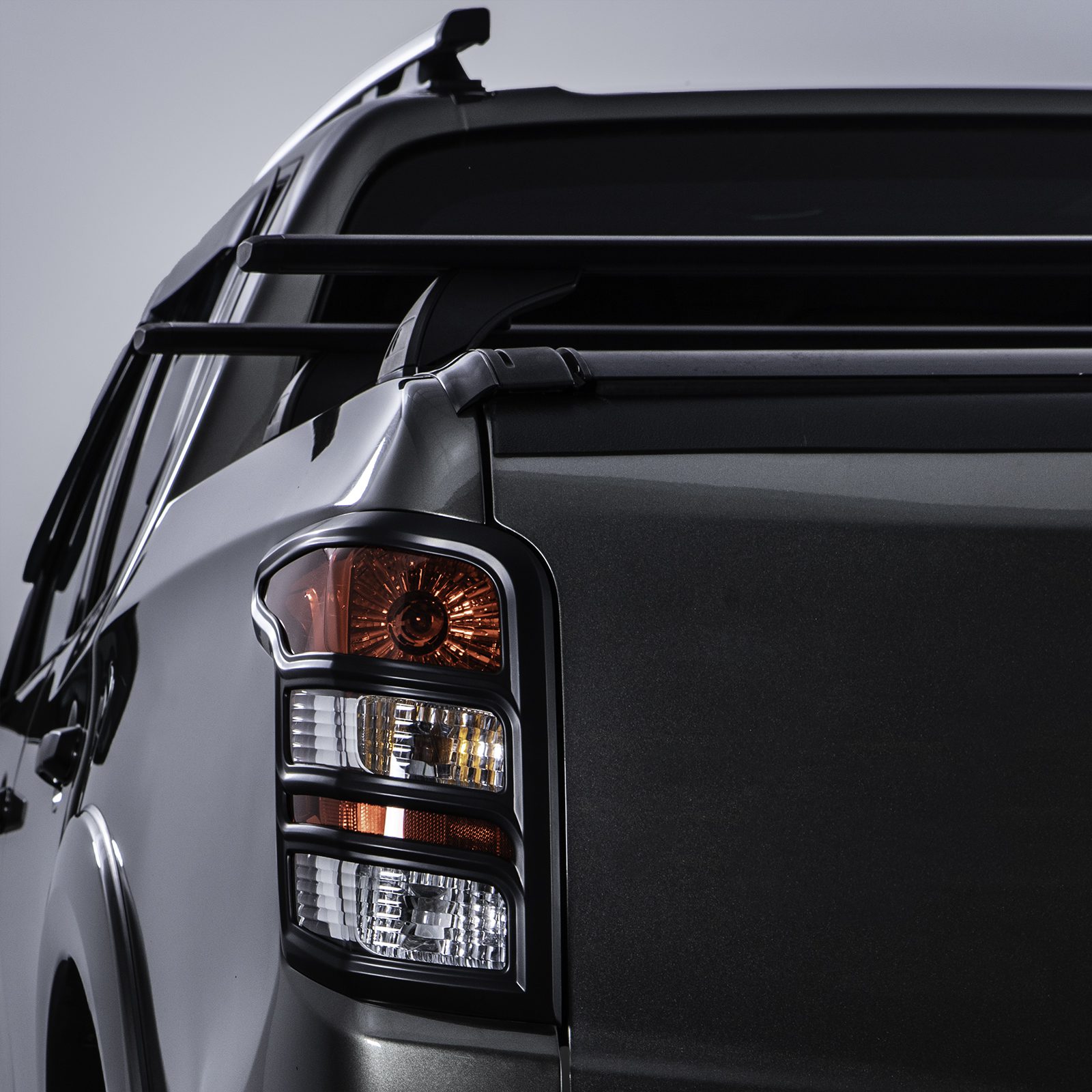 Mitsubishi L200 Triton 2015-2018 Black Tail Light Cover Trim