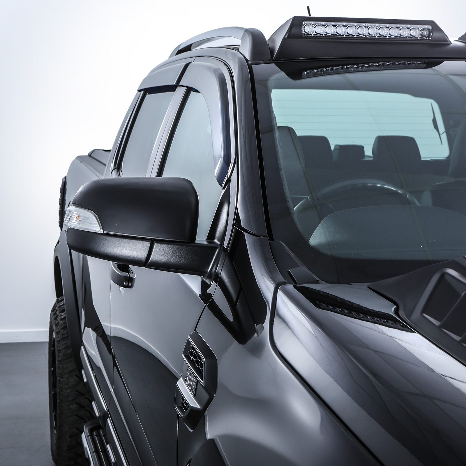Ford Ranger T6 T7 T8 2012-2022 Black Door Mirror Covers