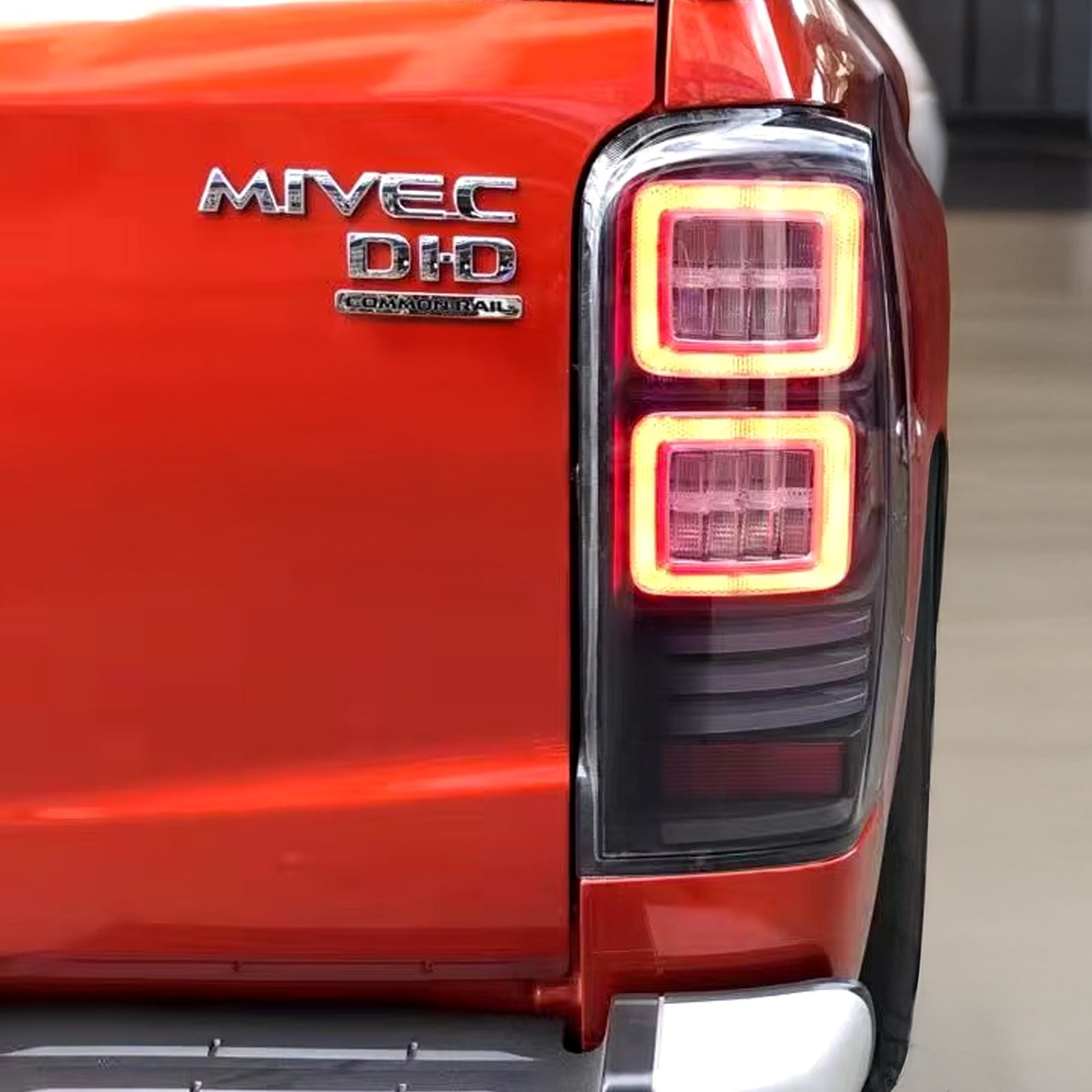 Mitsubishi L200 Triton 19-23 Smoked Black LED Tail Lights