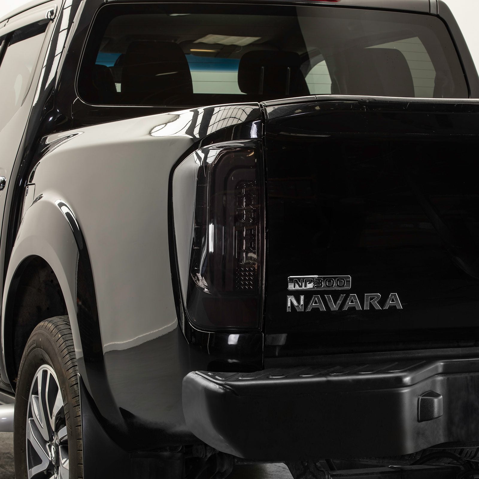 Nissan Navara D23 NP300 15-21 Smoked Rear LED Tinted Tail Lights