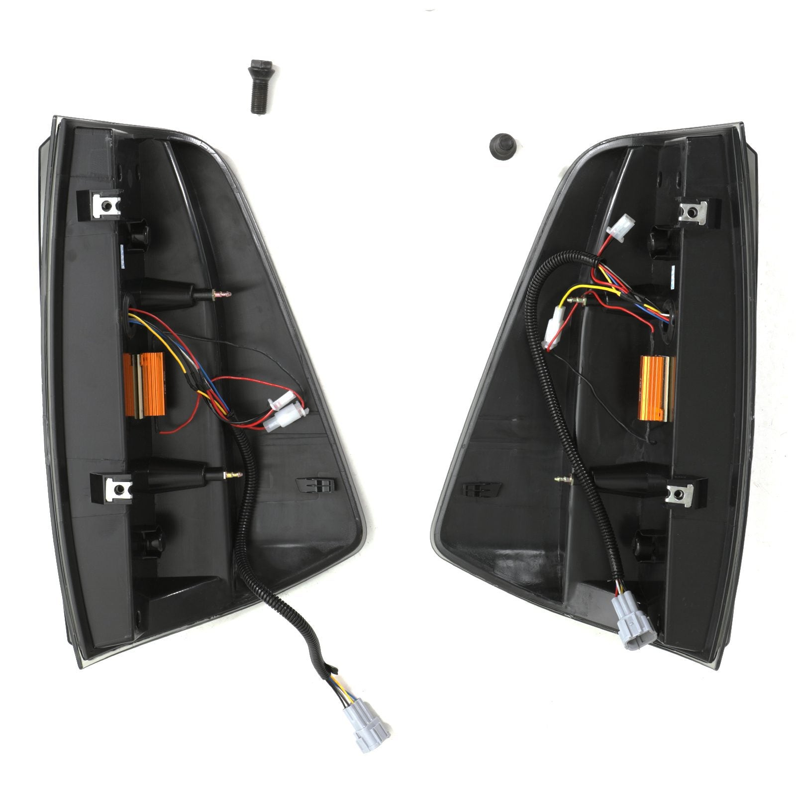 Nissan Navara NP300 2014-20 Rear LED Black Tinted Tail Lights
