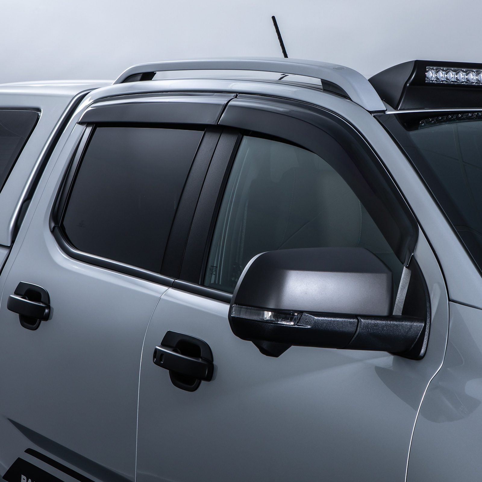 New VW Amarok MK2 2023+ 4pc Black Wind Deflector Kit