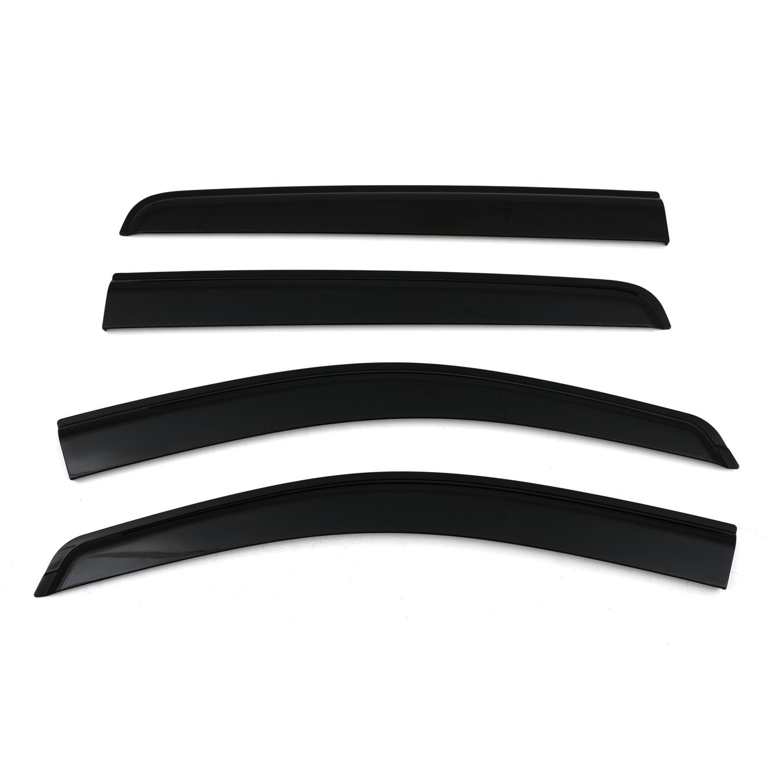 Ford Ranger T9 2023+ 4pc Black Wind Deflector Kit