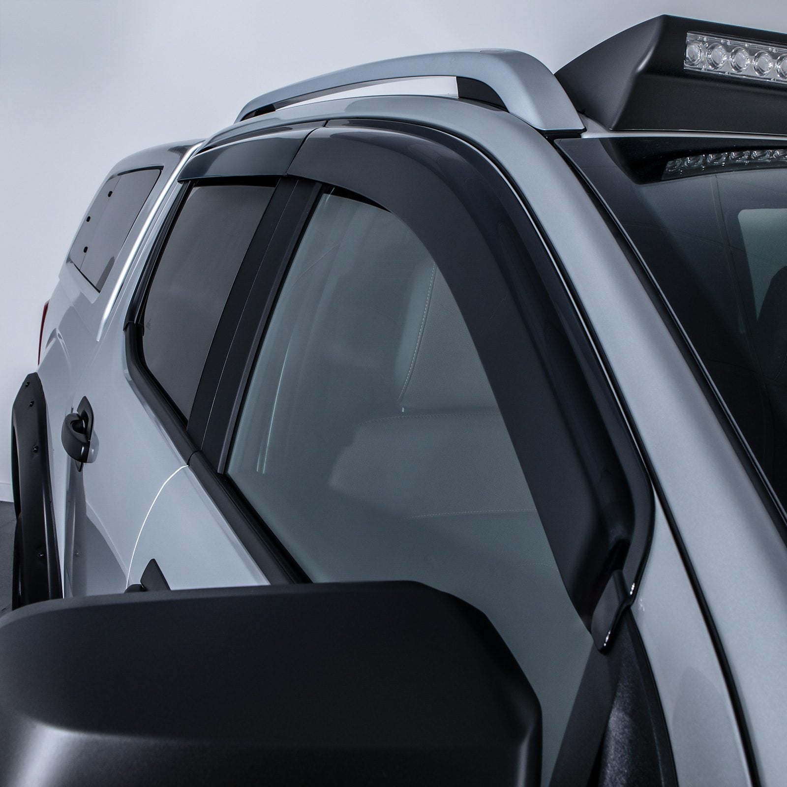 New VW Amarok MK2 2023+ 4pc Black Wind Deflector Kit