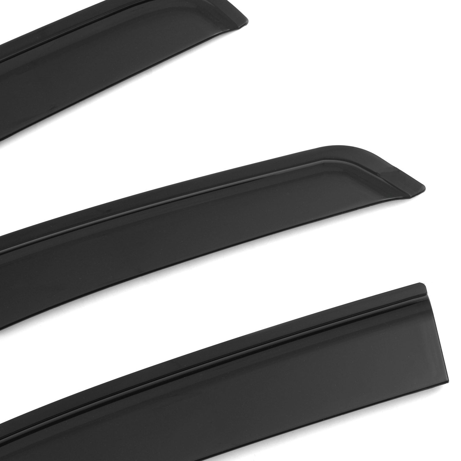 Ford Ranger T9 2023+ 4pc Black Wind Deflector Kit
