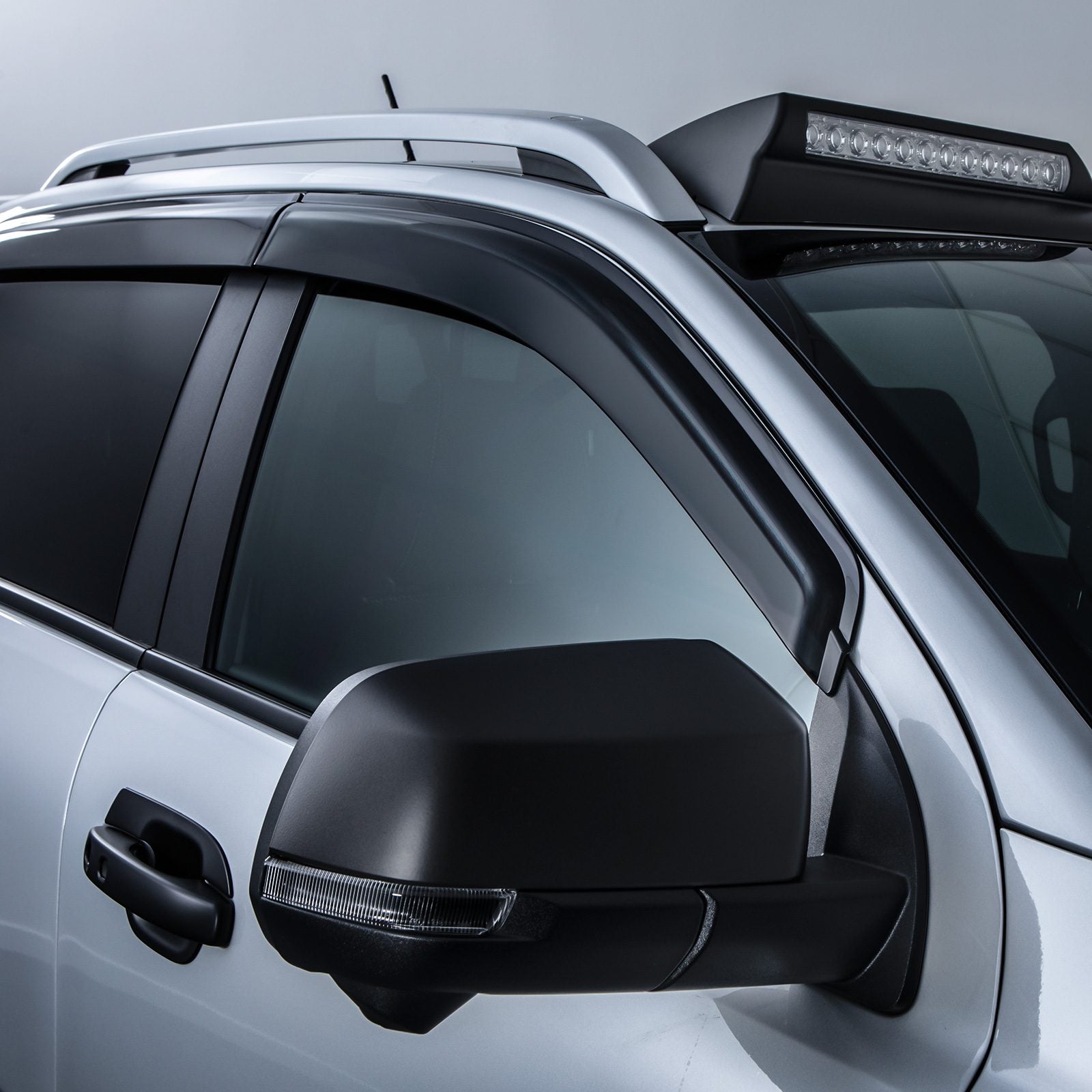 New VW Amarok MK2 2023+ 4pc Black Wind Deflector Kit