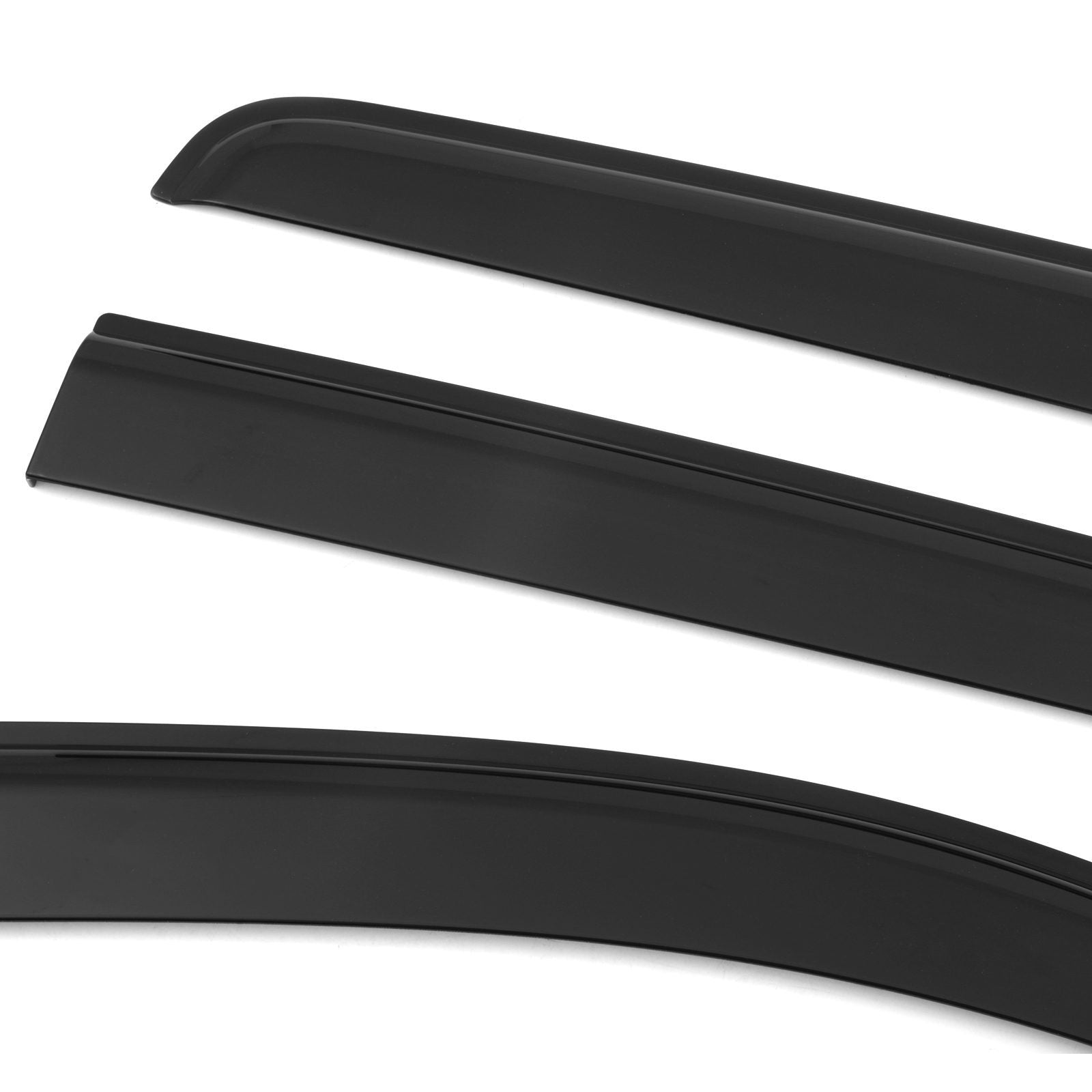 Ford Ranger T9 2023+ 4pc Black Wind Deflector Kit