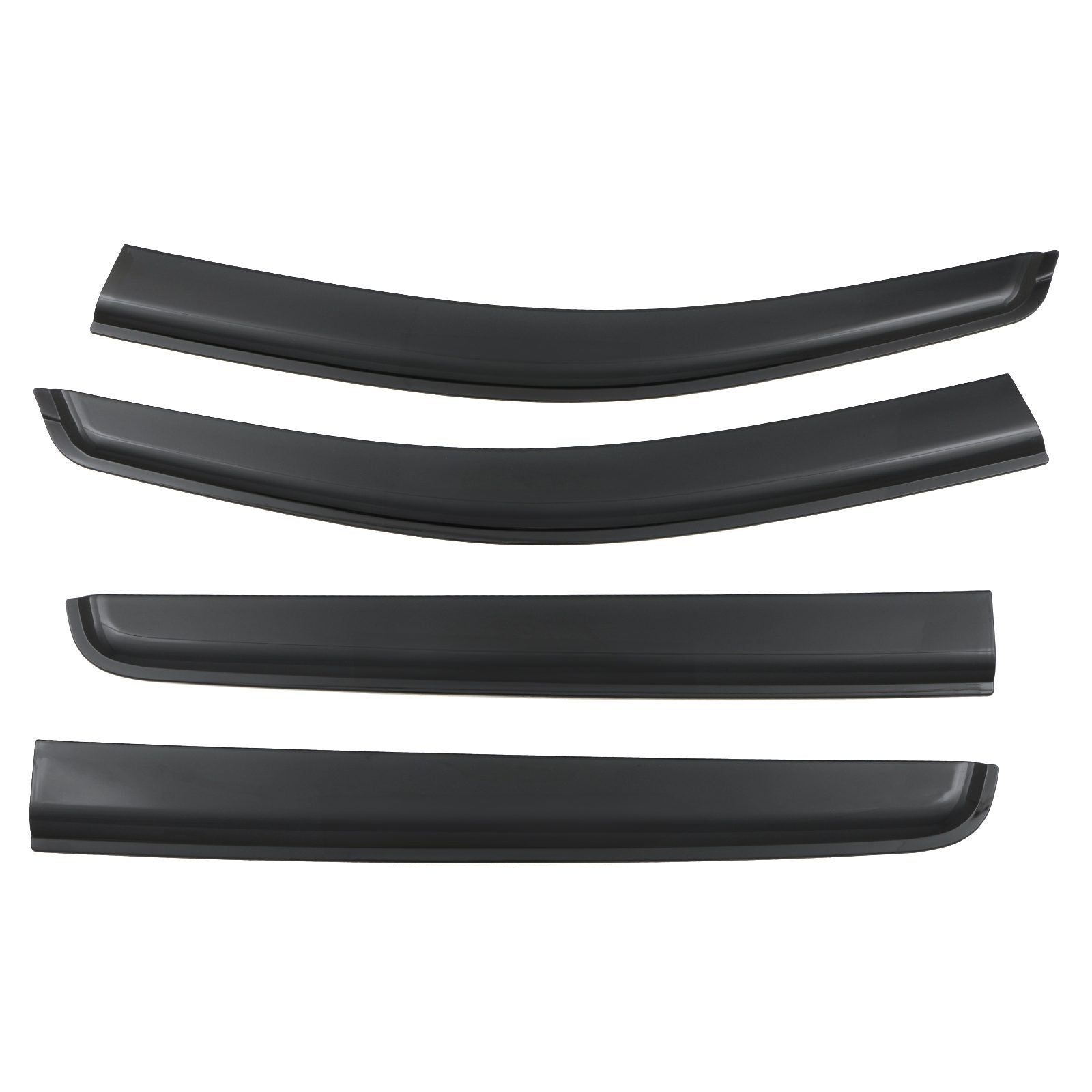 Ford Ranger T9 2023+ 4pc Black Wind Deflector Kit