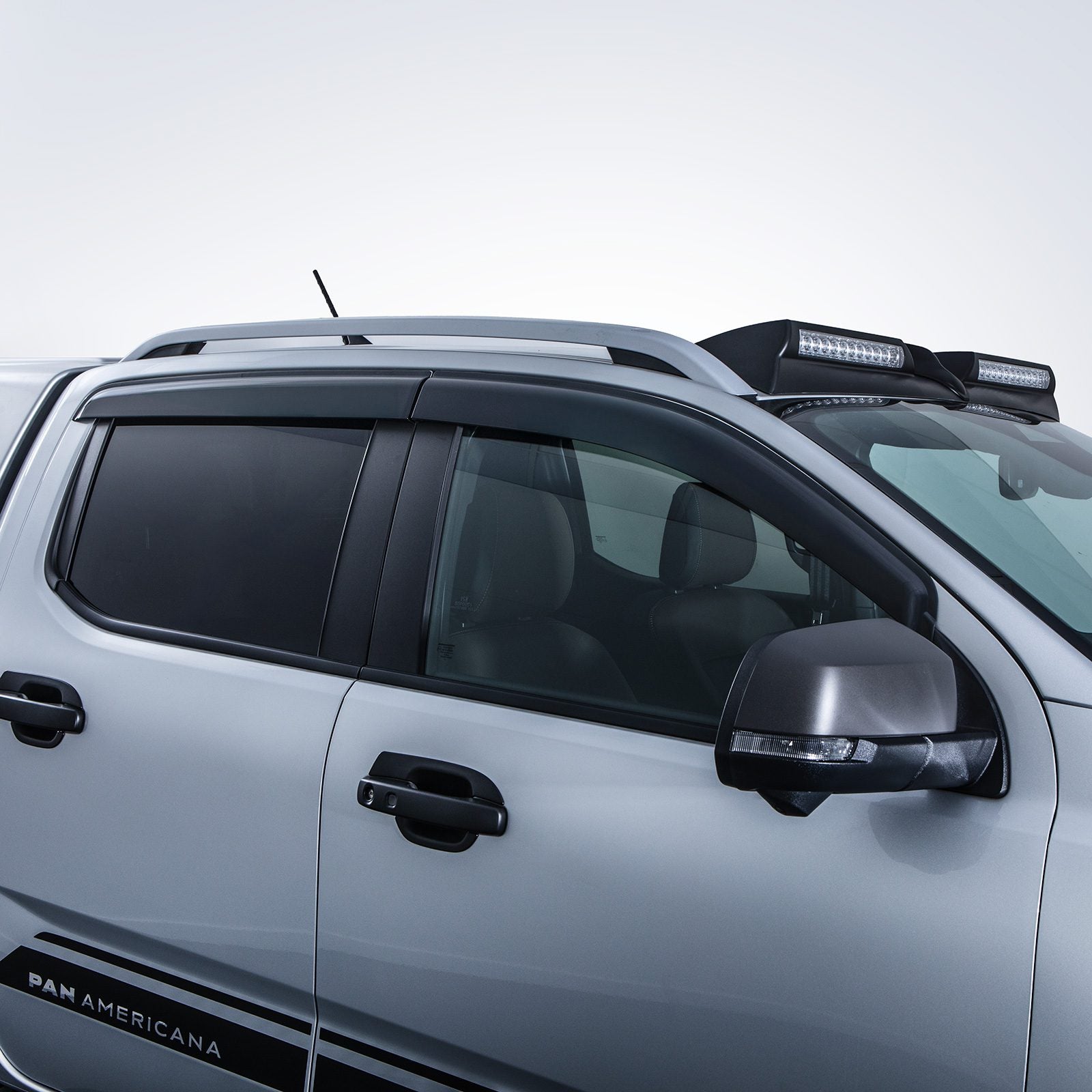 New VW Amarok MK2 2023+ 4pc Black Wind Deflector Kit