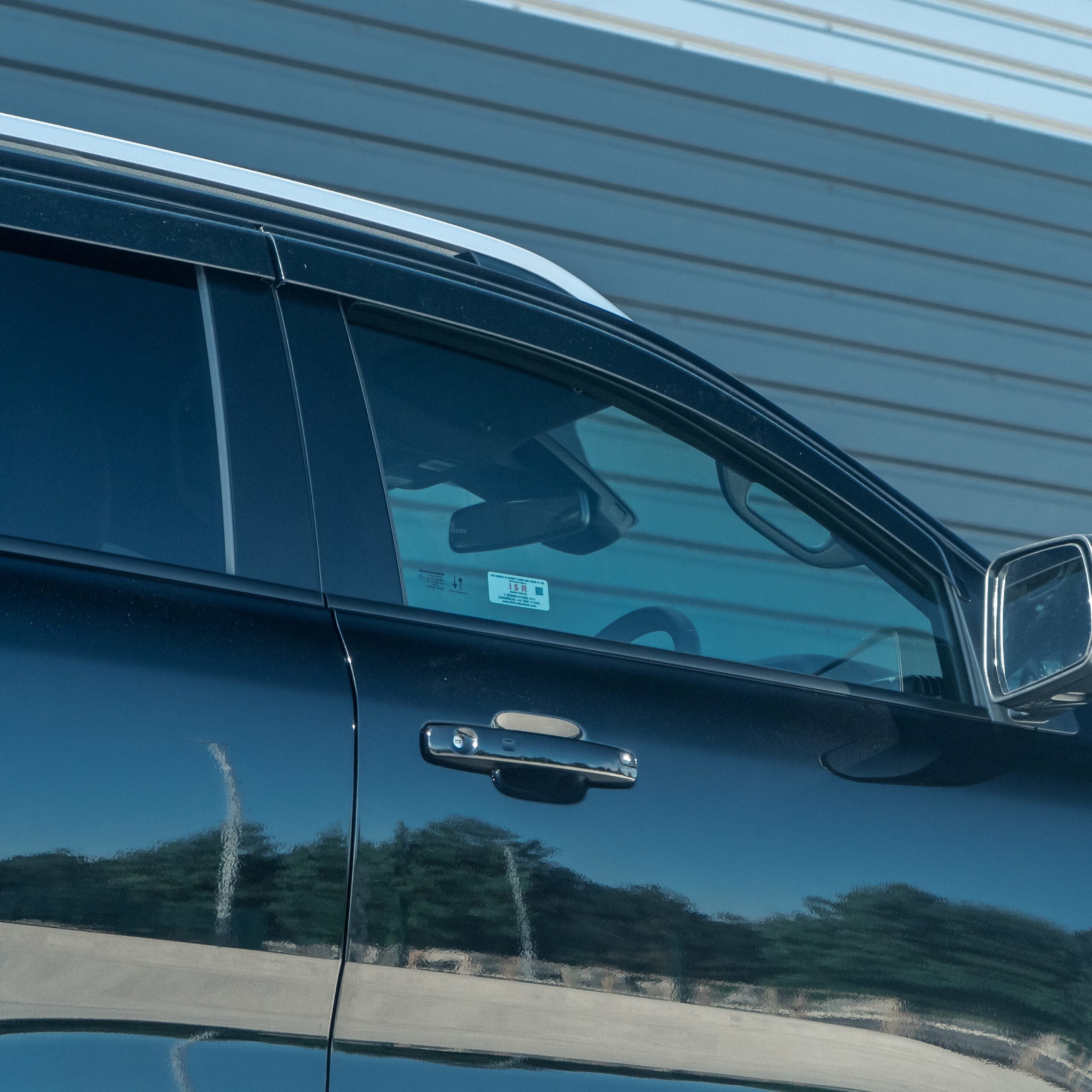 Ford Ranger T9 2023+ Tinted Black Wind Deflectors