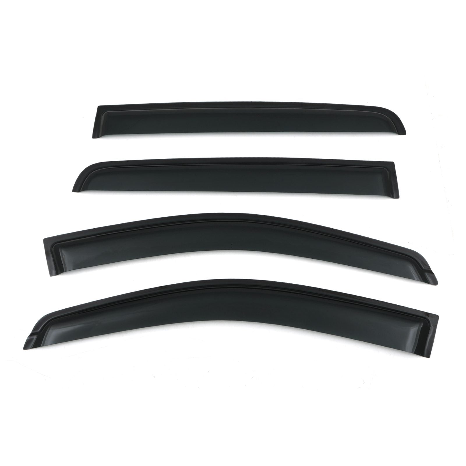 New VW Amarok MK2 NF 2023+ Black Wind Deflectors