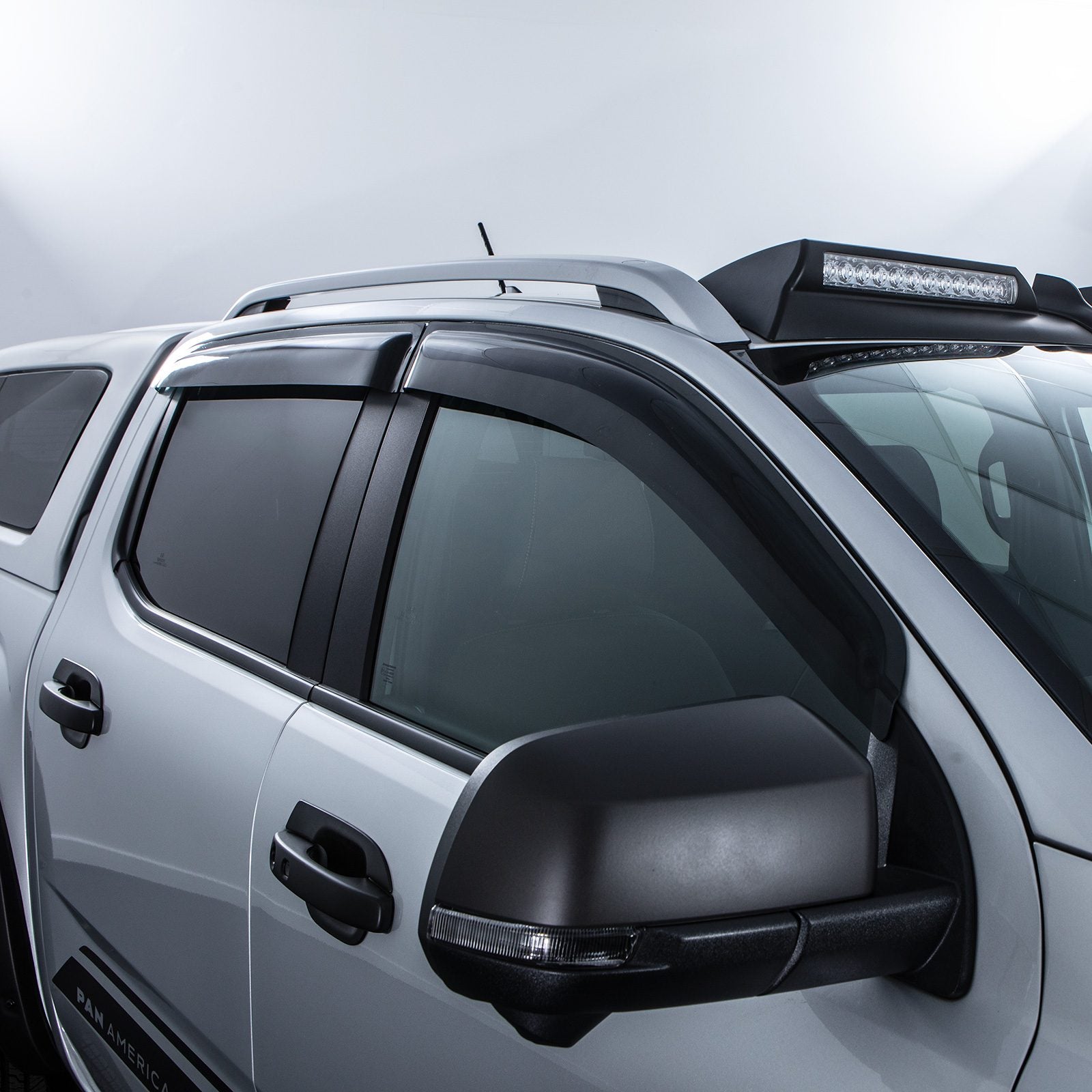 New VW Amarok MK2 NF 2023+ Black Wind Deflectors