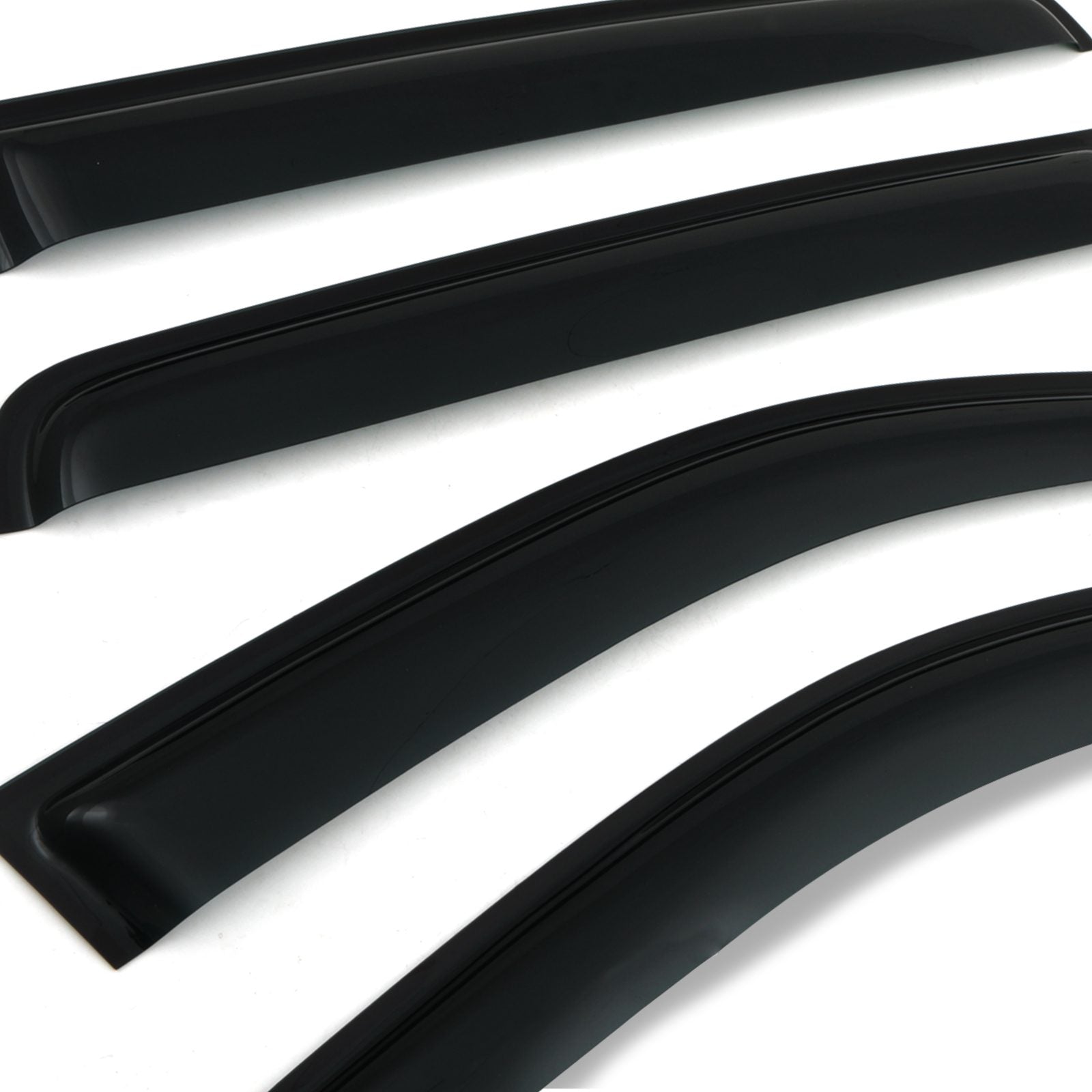 New VW Amarok MK2 NF 2023+ Black Wind Deflectors