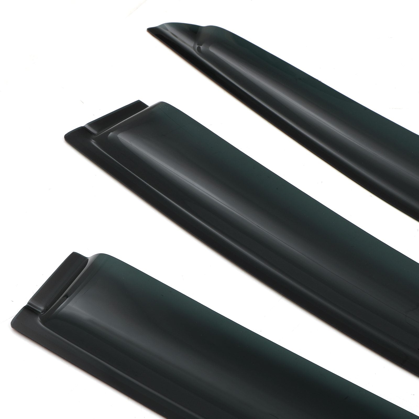 Ford Ranger T6 T7 T8 12-21 Black Wind Deflectors