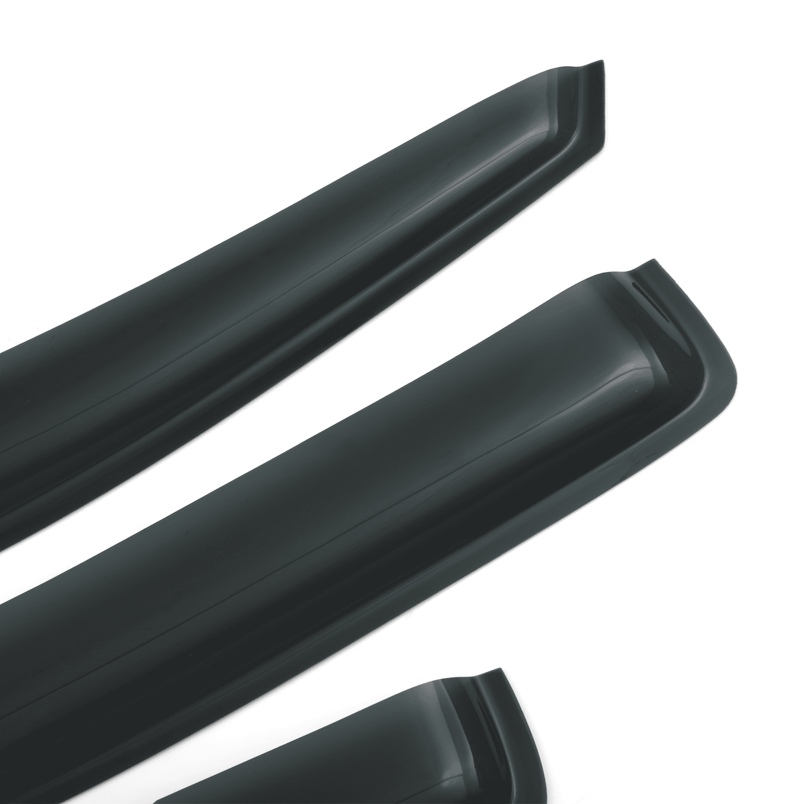 Isuzu D Max 07-11 Black Wind Deflectors