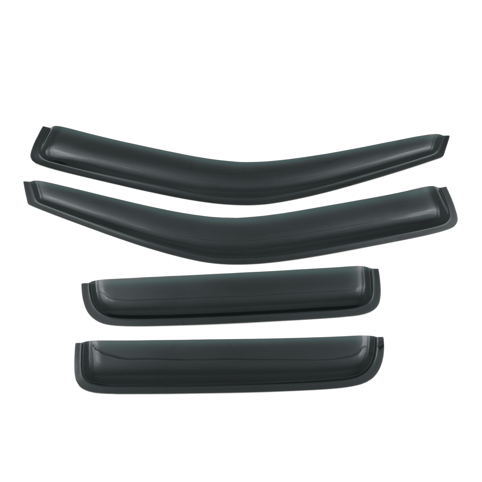 Isuzu D Max 07-11 Black Wind Deflectors