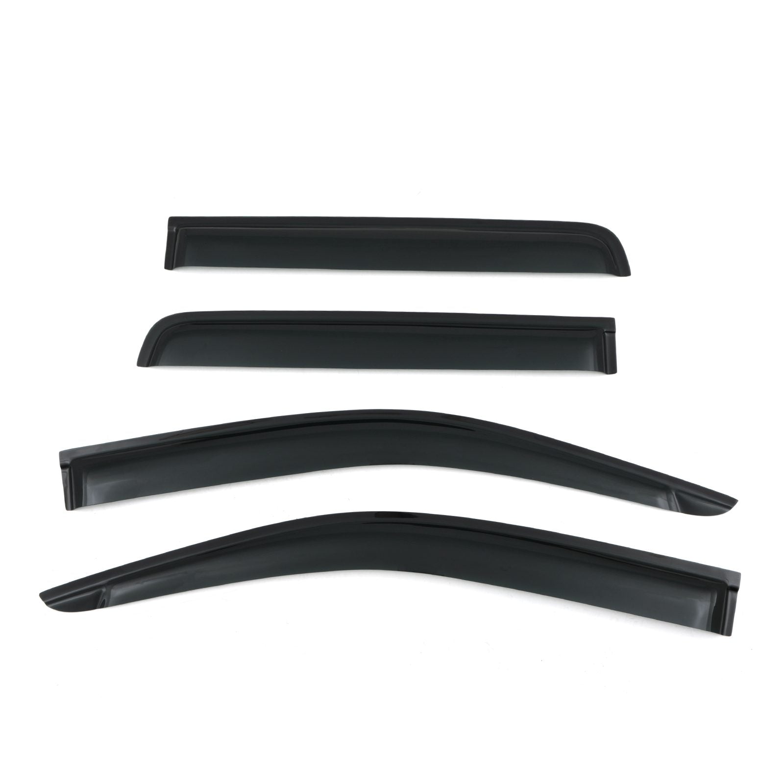 Isuzu D Max 12-19 Black Wind Deflectors