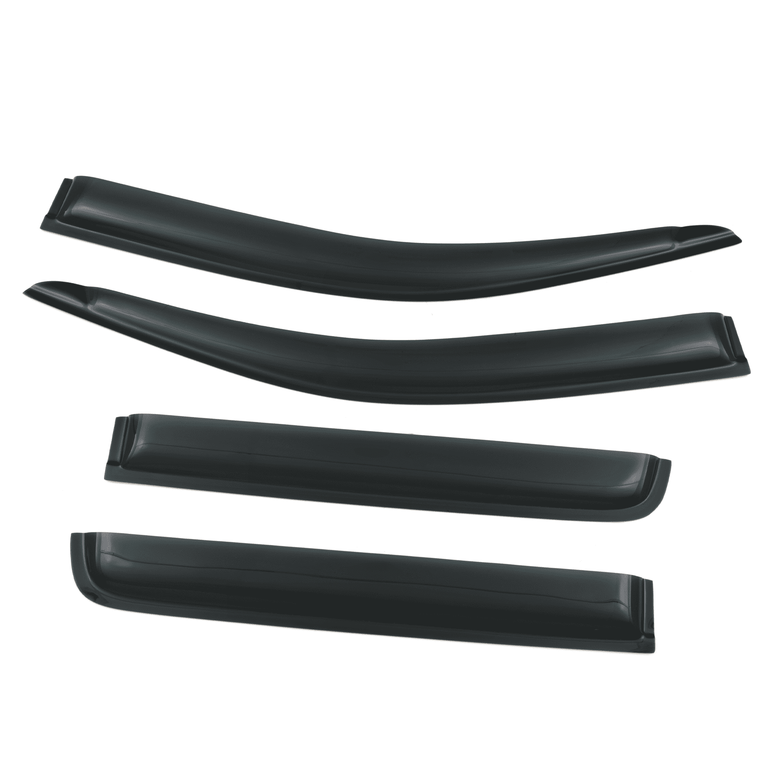 Isuzu D Max 12-19 Black Wind Deflectors