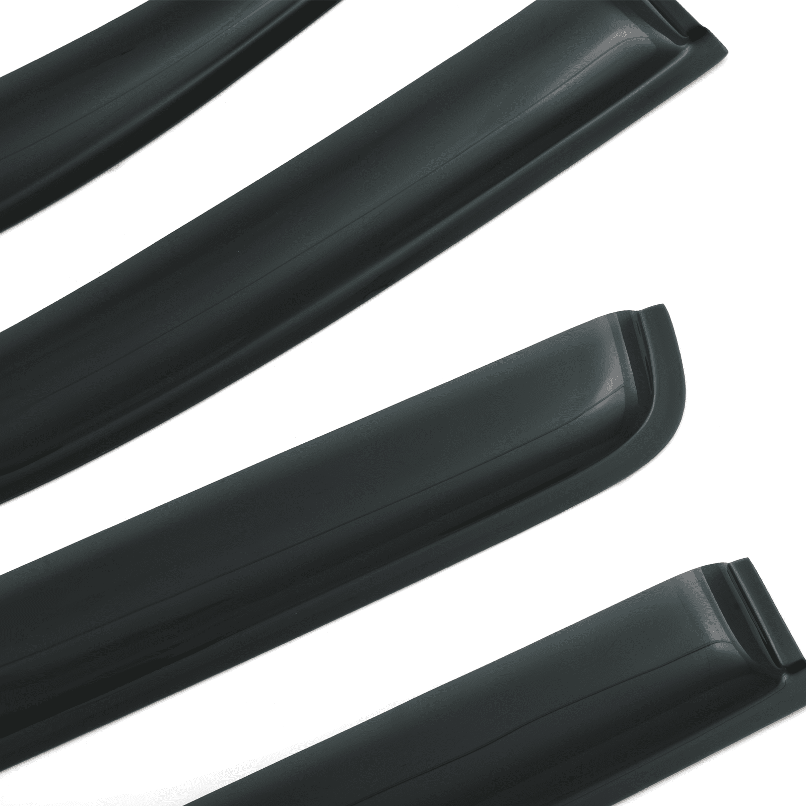Isuzu D Max 12-19 Black Wind Deflectors