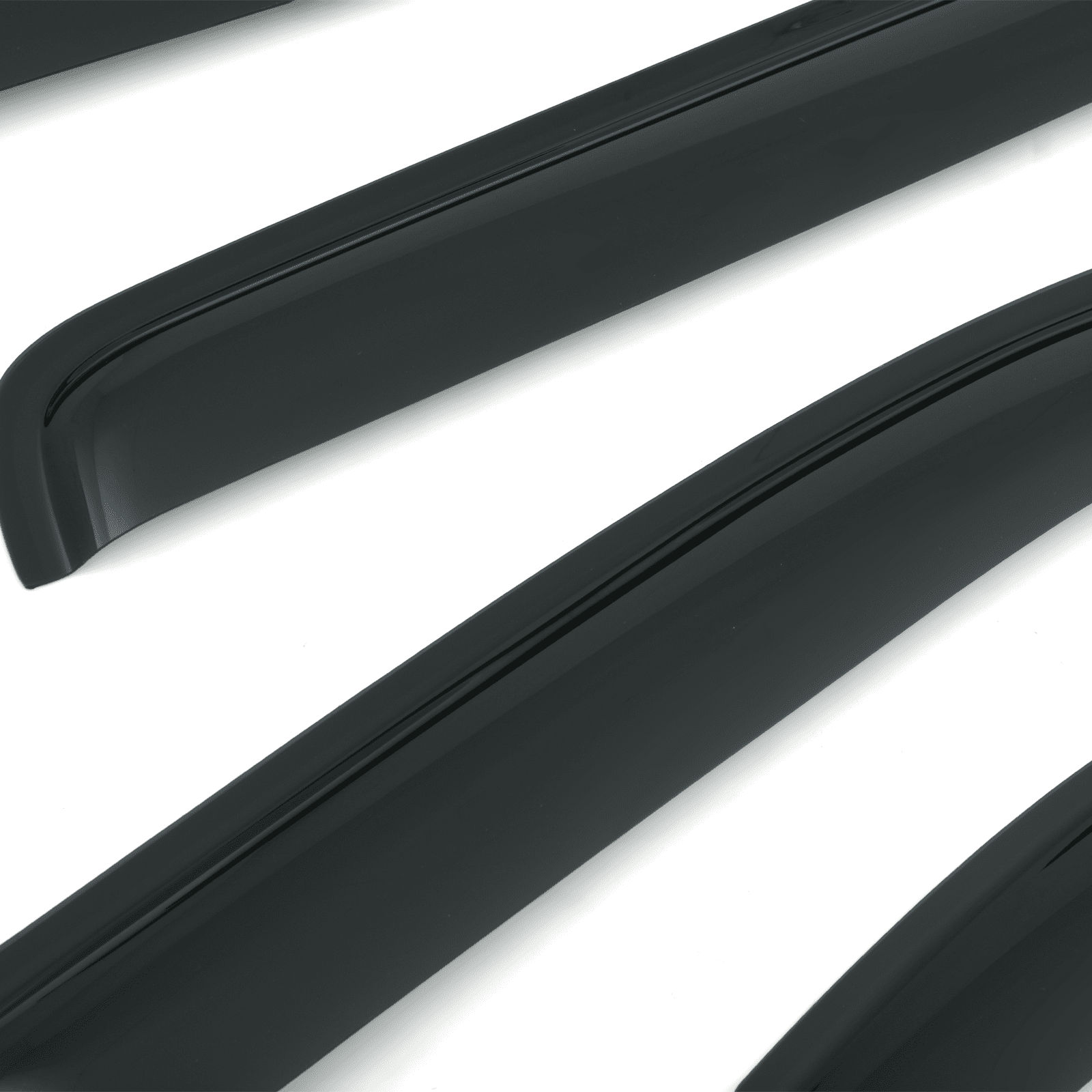 Isuzu D Max 12-19 Black Wind Deflectors