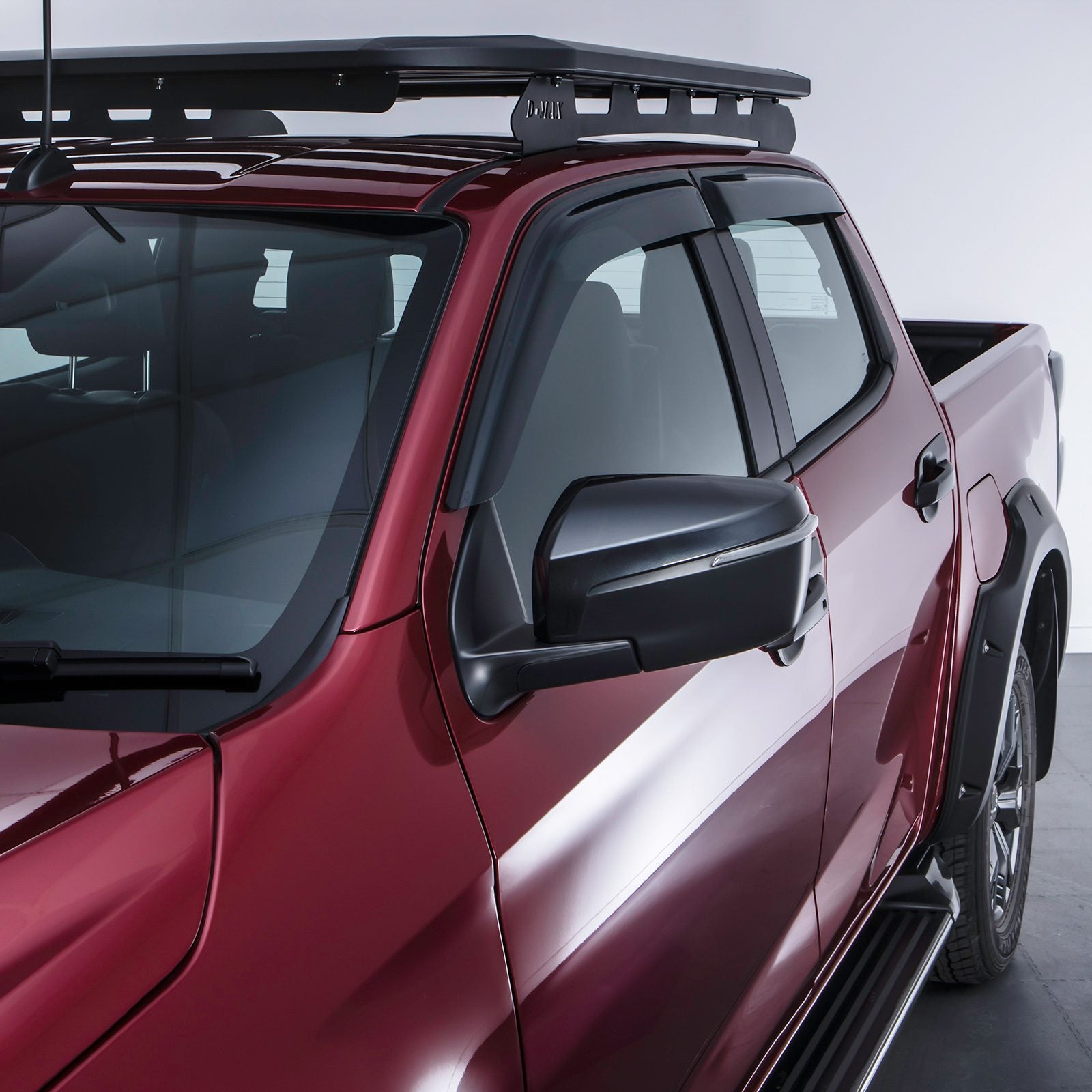 Isuzu D Max 2021+ Black Wind Deflectors