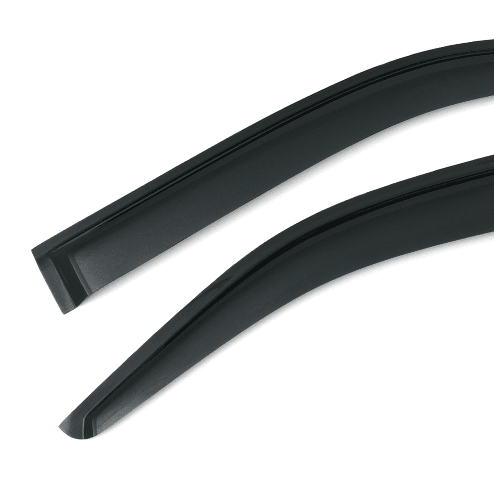 Nissan Navara D40 10-14 Black Wind Deflectors