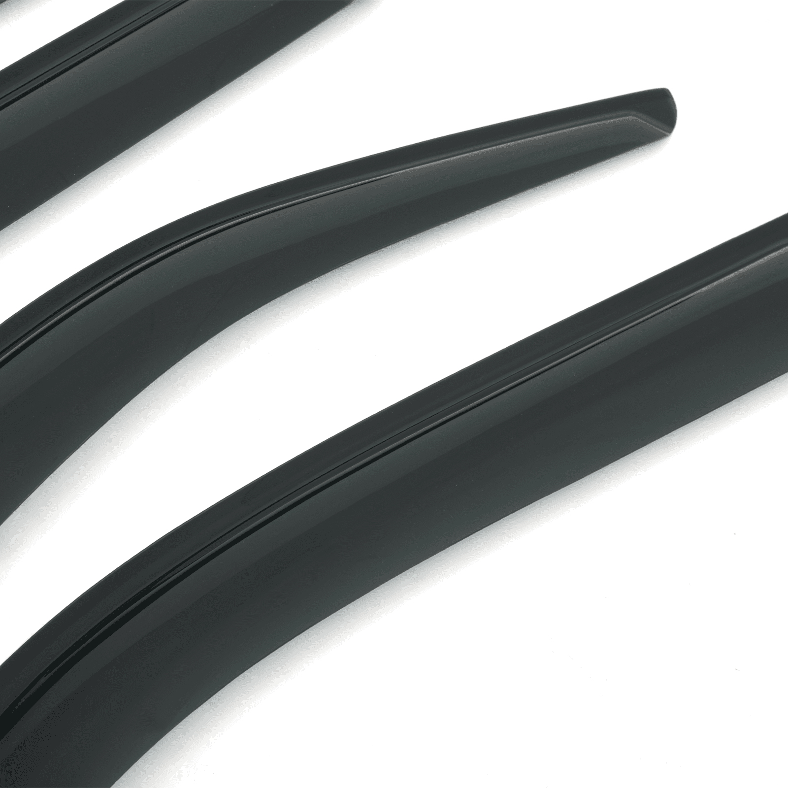 Nissan Navara D40 10-14 Black Wind Deflectors