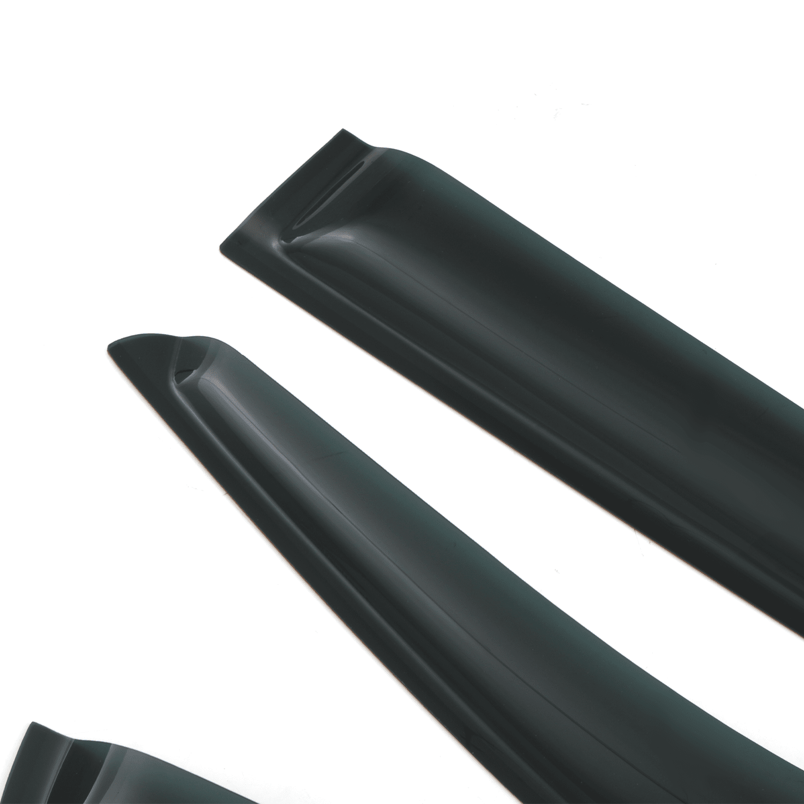 Nissan Navara D40 10-14 Black Wind Deflectors