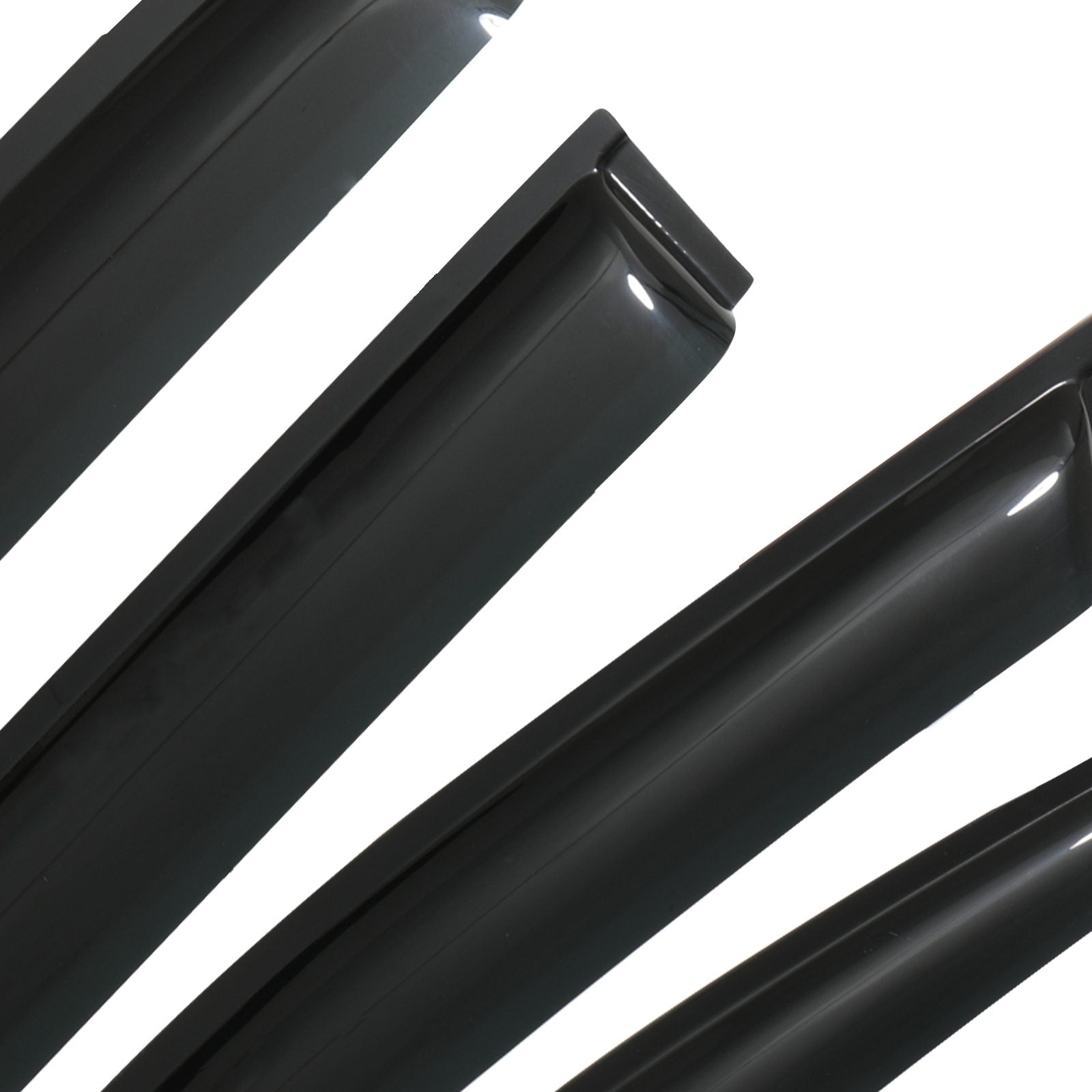 Toyota Hilux Vigo 05-11 Black Wind Deflectors