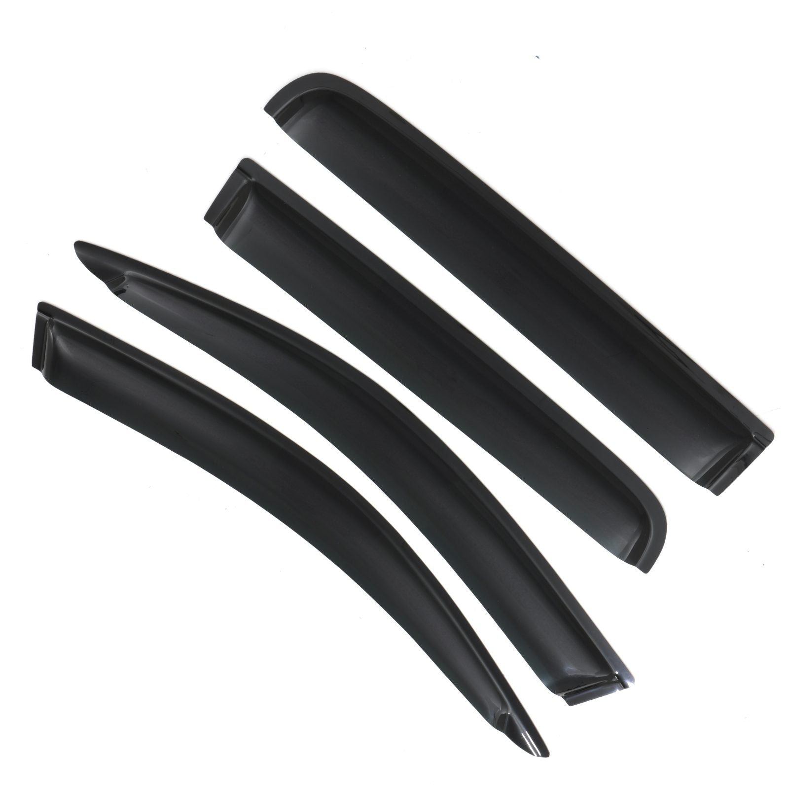 Toyota Hilux Vigo 11-15 Black Tinted Wind Deflectors