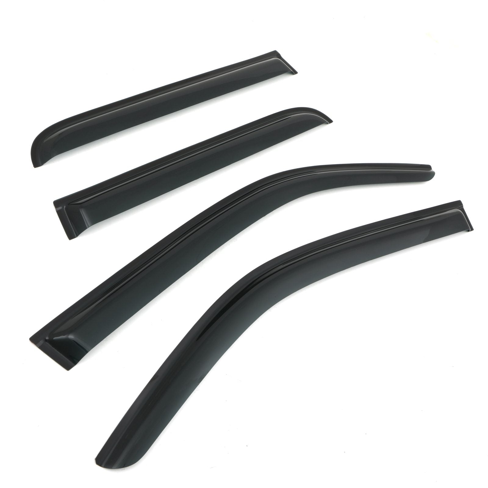 Volkswagen Amarok 10-16 Black Wind Deflectors