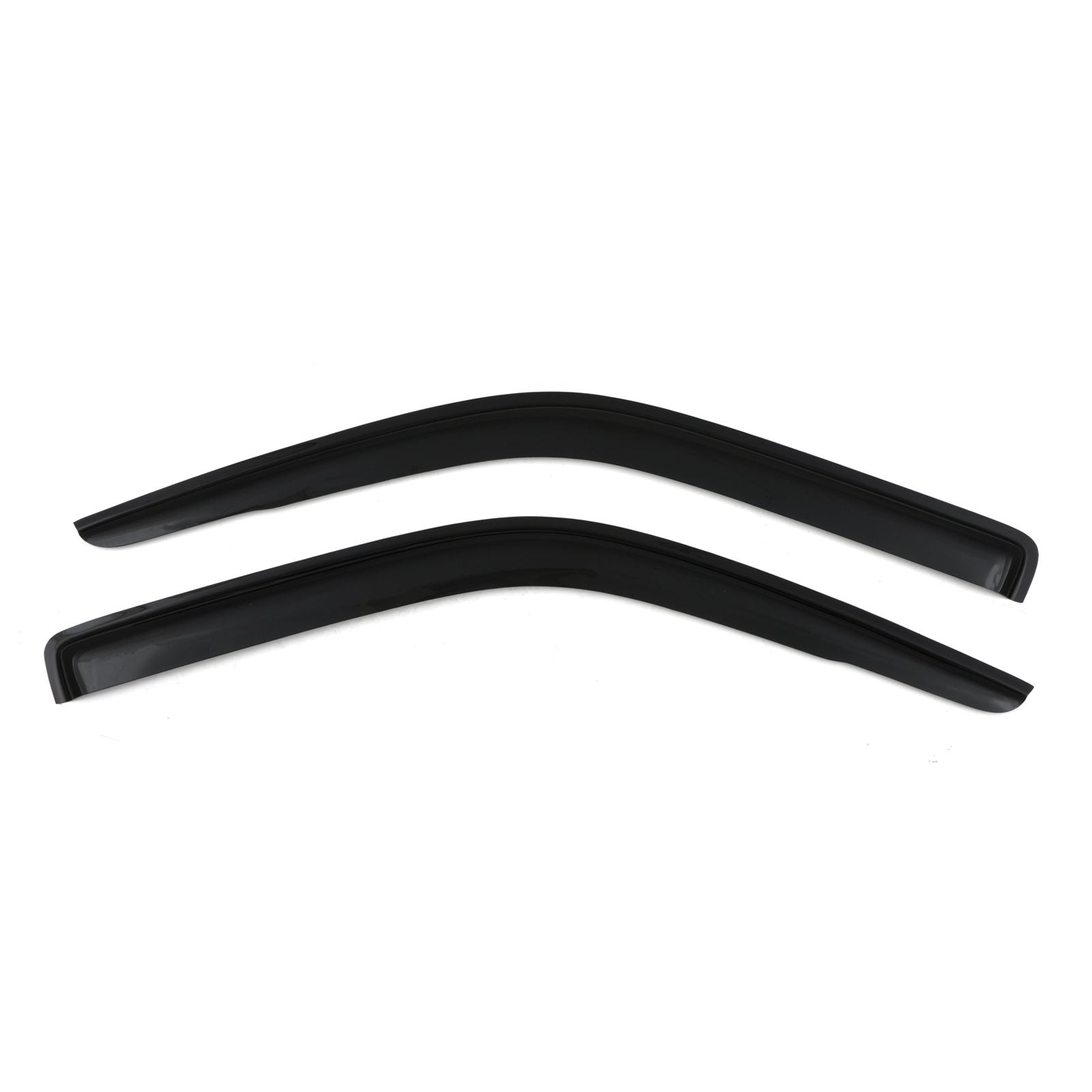 Volkswagen VW Transporter T5 T5.1 03-15 Black Wind Deflectors