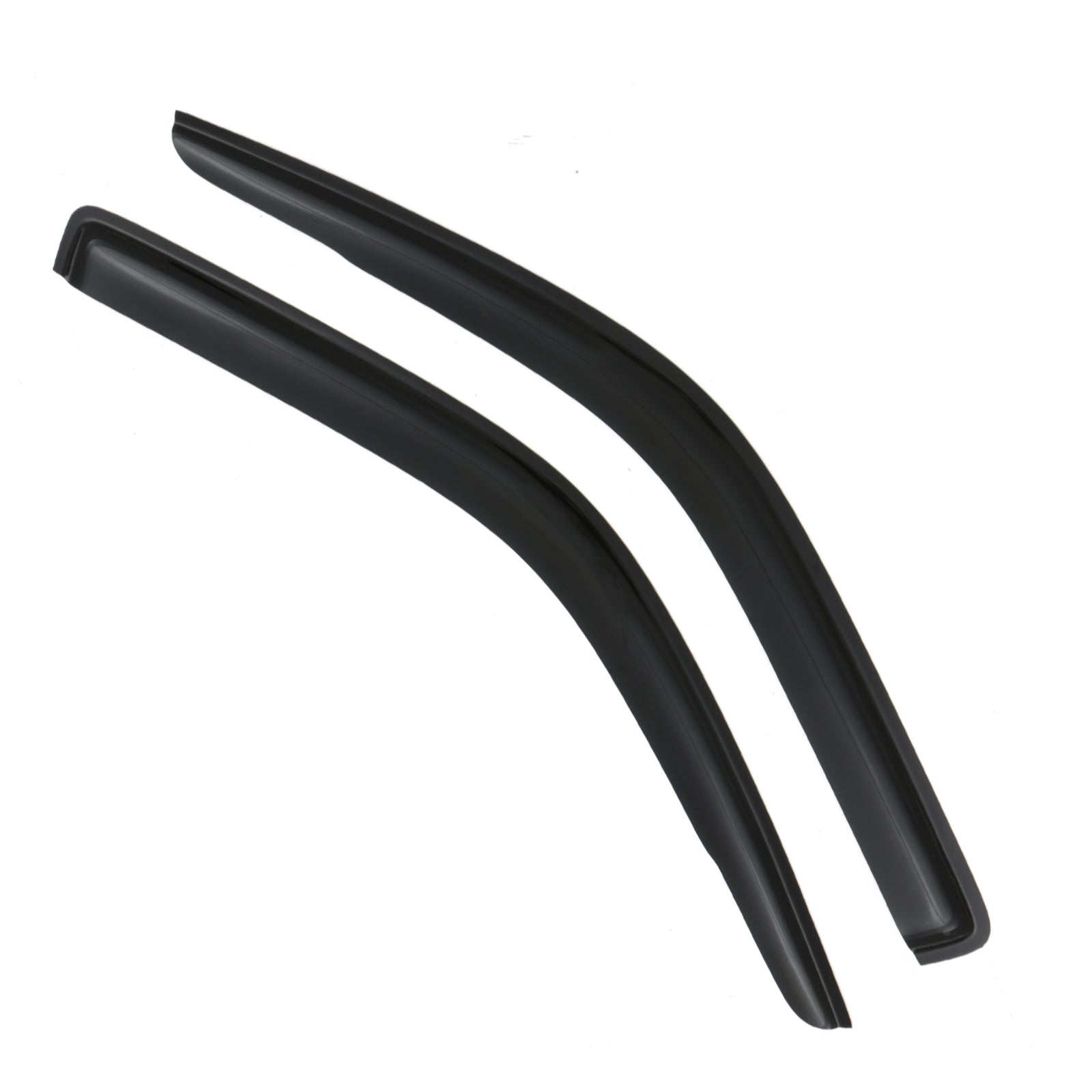 Volkswagen VW Transporter T6 T6.1 16-23 Black Wind Deflectors