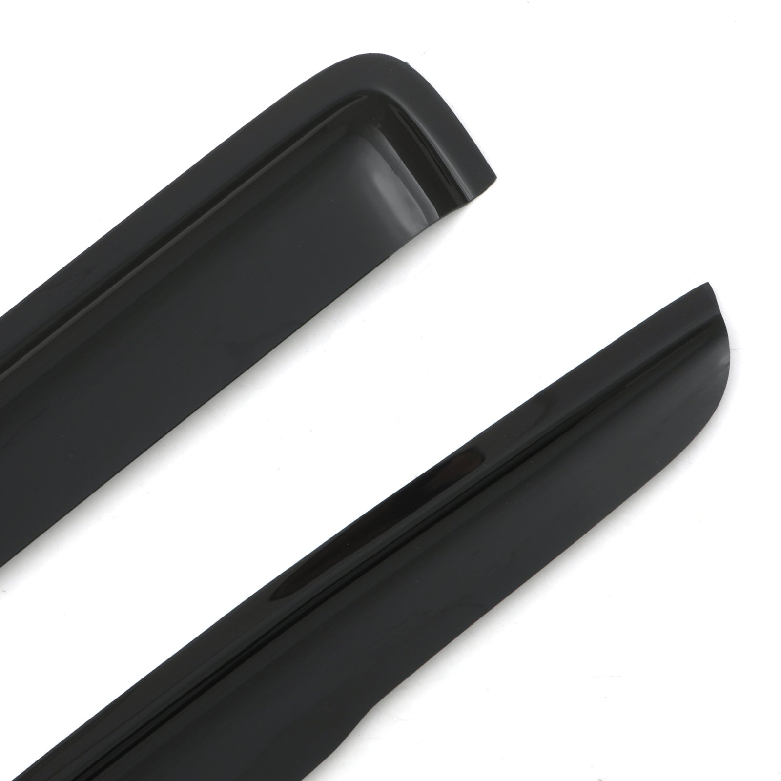 Volkswagen VW Transporter T6 T6.1 16-23 Black Wind Deflectors