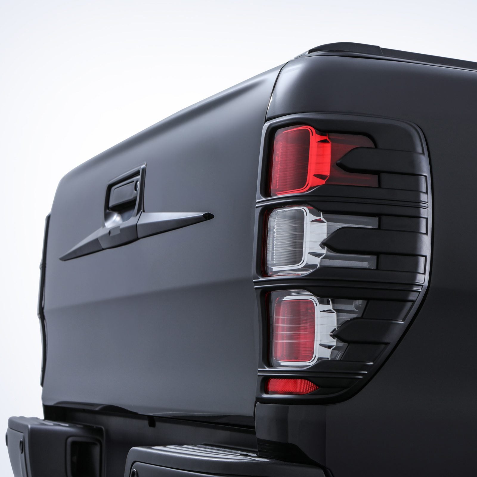Ford Ranger T6 T7 T8 12-21 Black Tailgate Cover