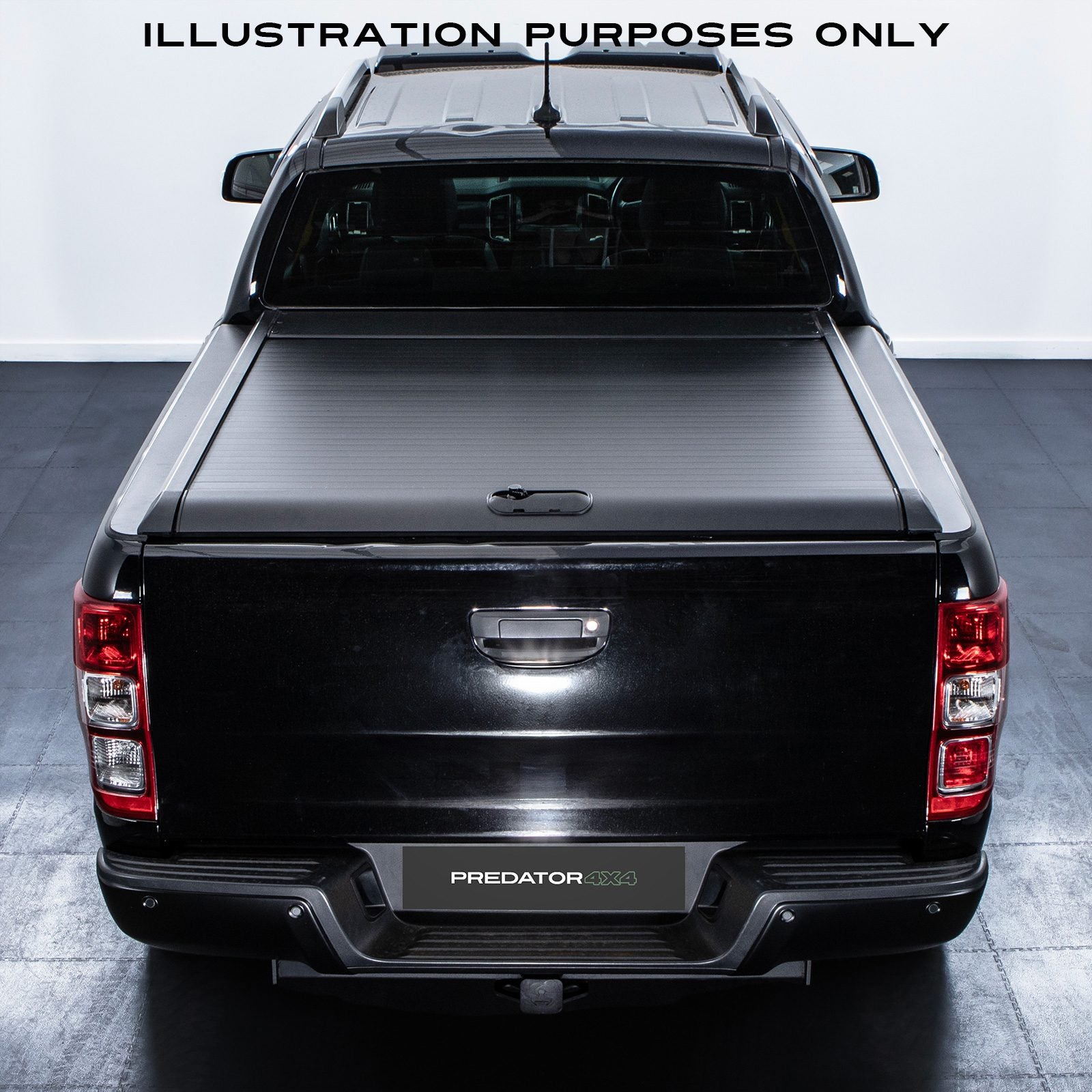Ford Ranger Wildtrak T6 T7 T8 2011-2022 Black Aluminium Tonneau Roller Cover
