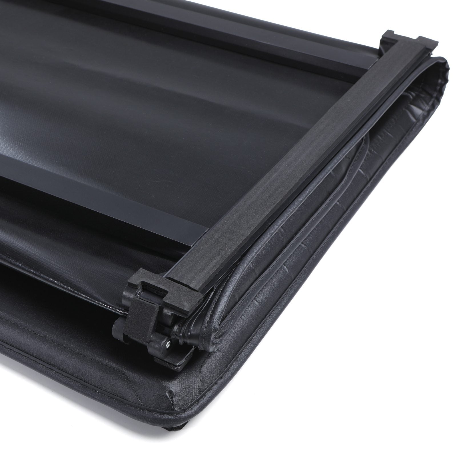Isuzu D Max RG 2021+ Black Tri-Fold Soft Tonneau Truck Bed Cover