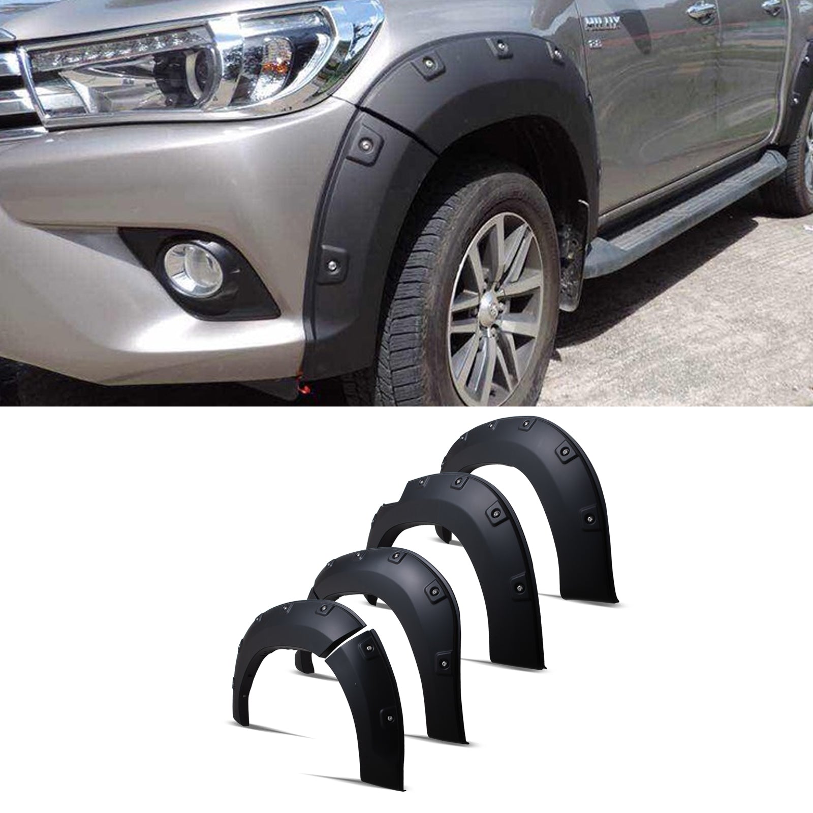 Toyota Hilux Revo 15-19 Fender Flare Kit