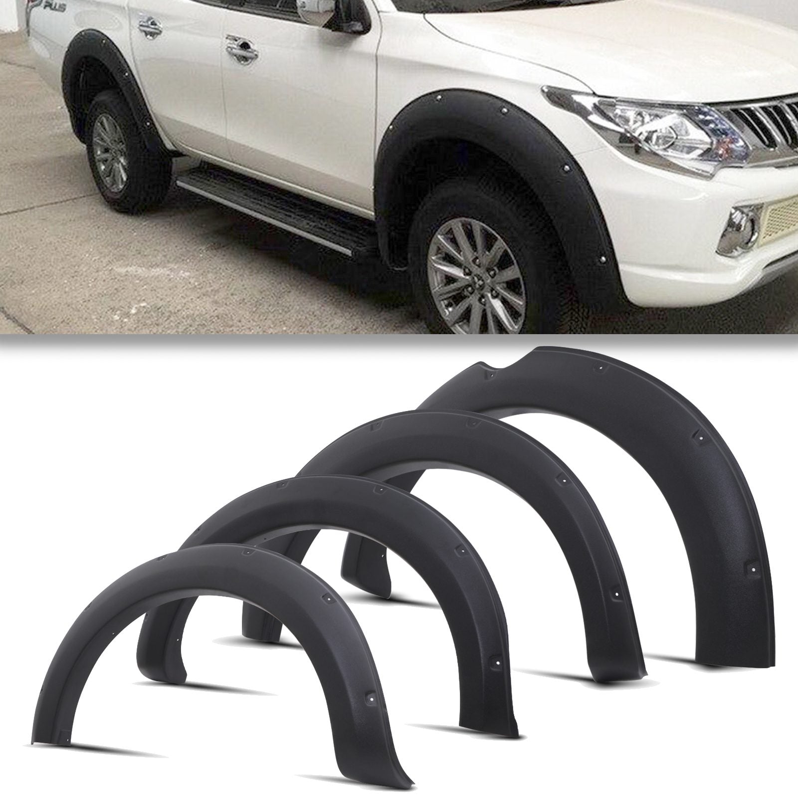 Mitsubishi L200 Triton 15+ Wide Body Arch Fender Flare Kit