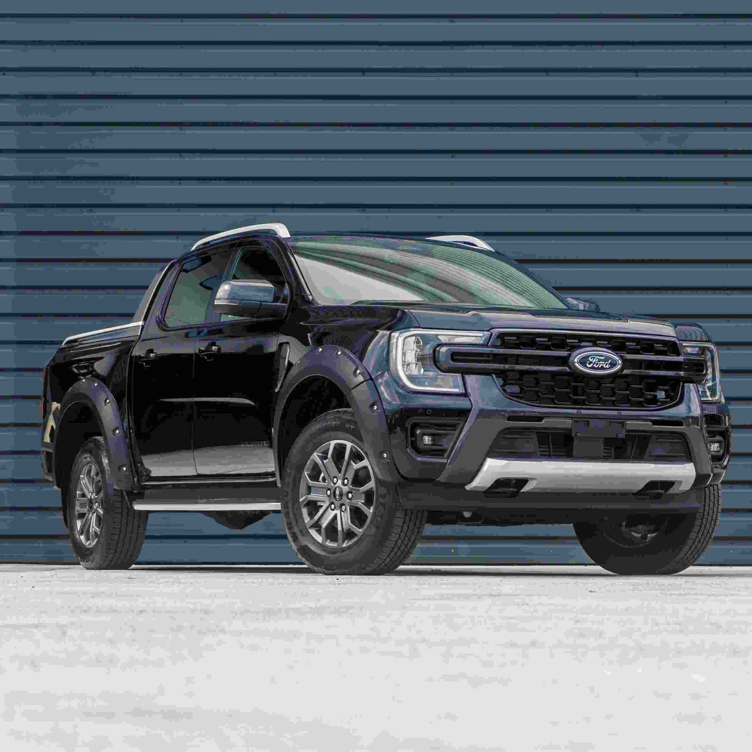 Ford Ranger T9 Wildtrak 2023+ 90mm Matte Black Wheel Arches