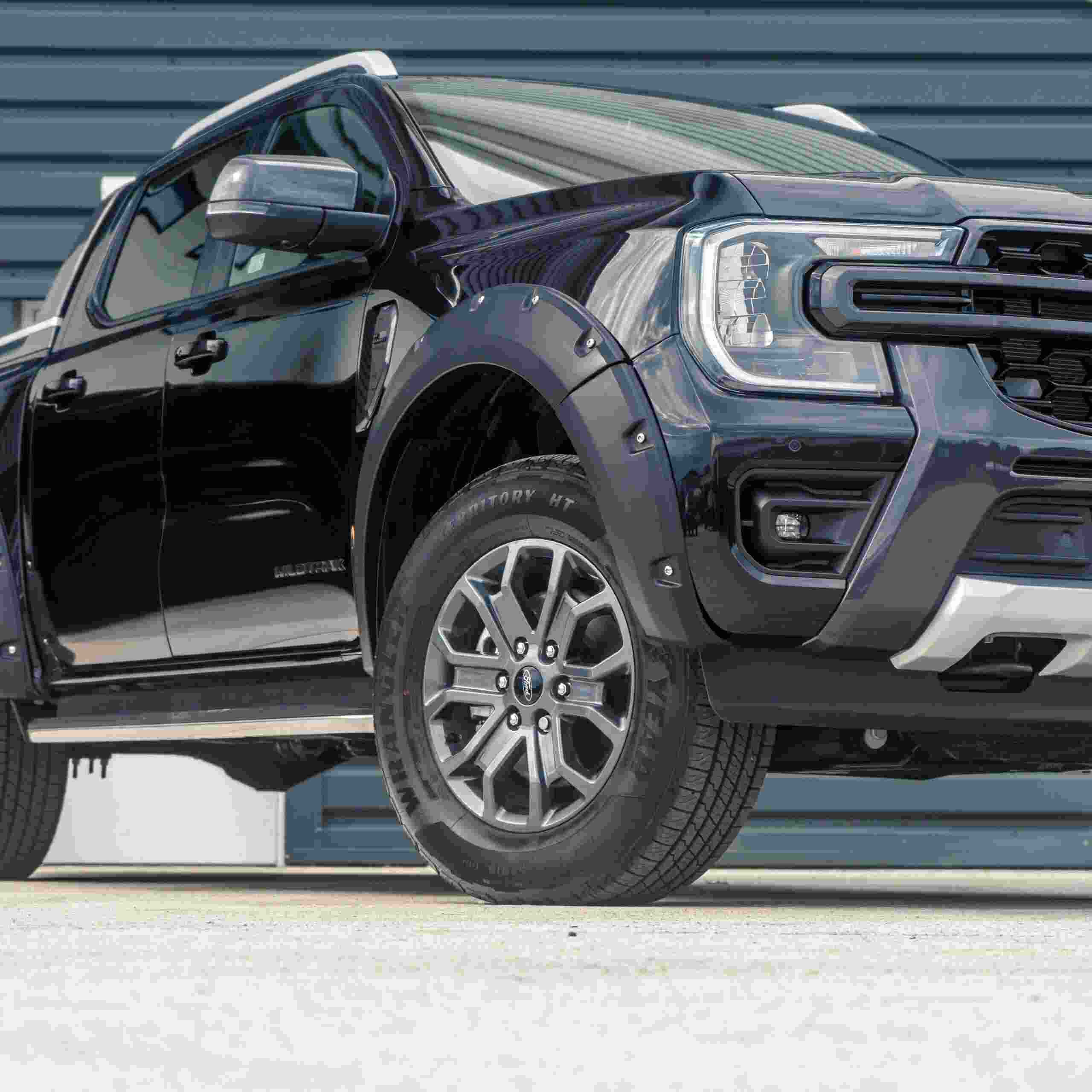 Ford Ranger T9 Wildtrak 2023+ 90mm Matte Black Wheel Arches