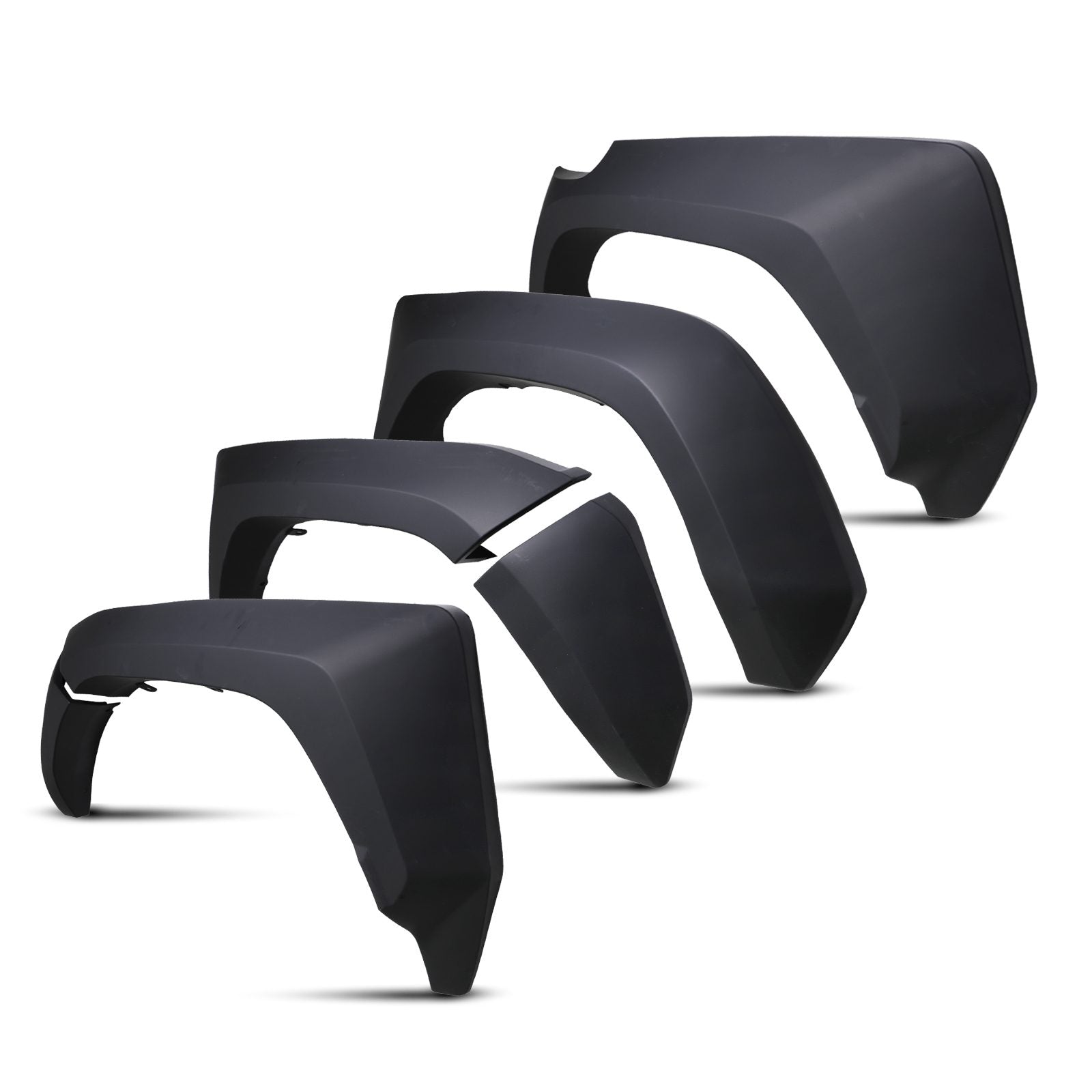 Toyota Hilux Revo MK9 2021+ GR Style Black Wheel Arches Kit
