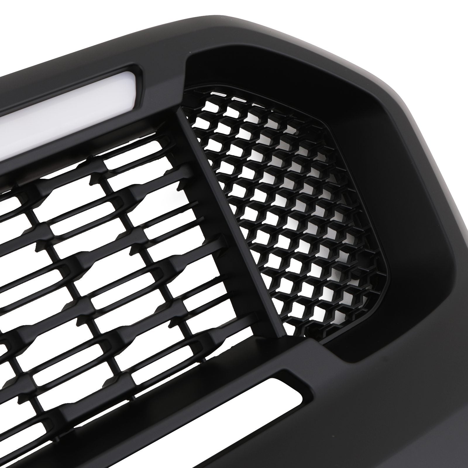 Ford Ranger T7 15-18 Black Grille With LED Lights