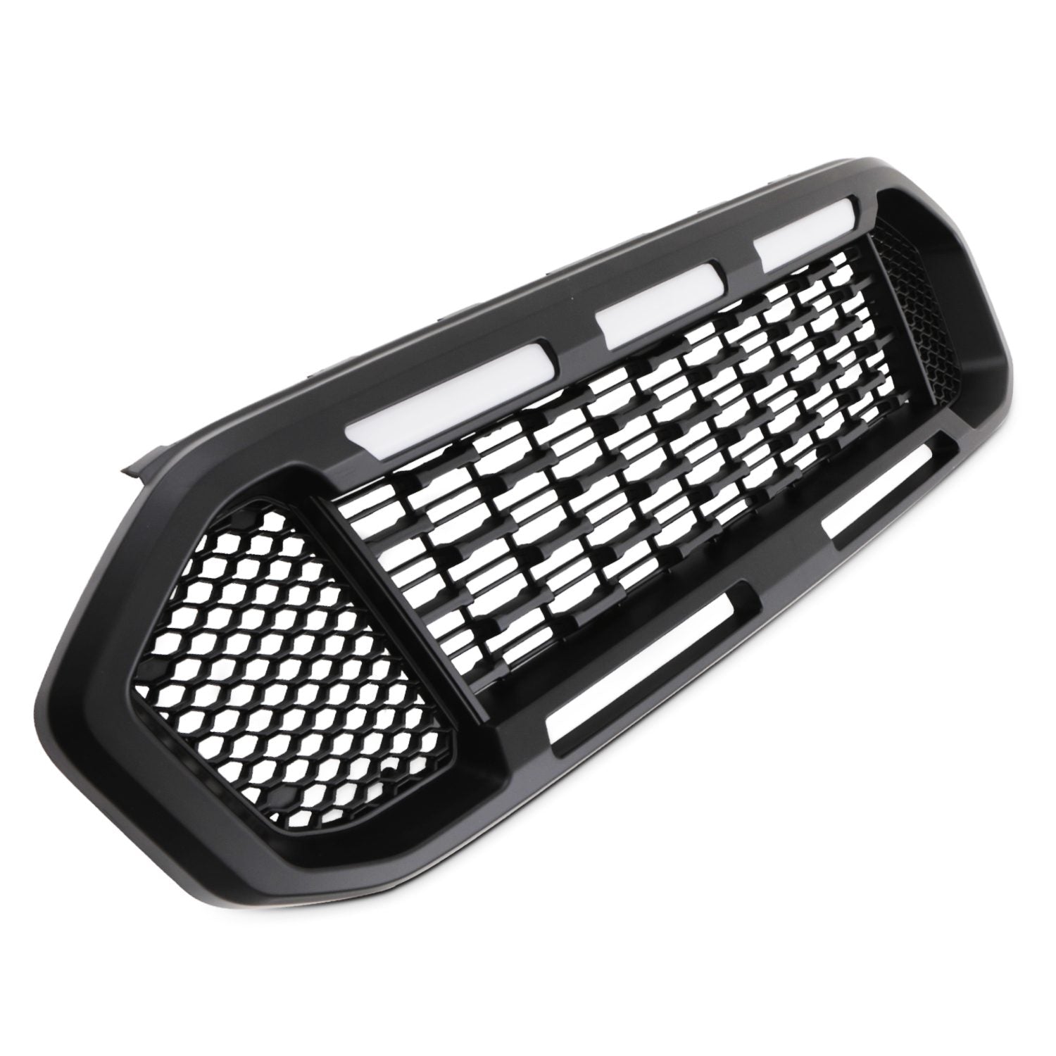 Ford Ranger T8 XLT 19-21 Black Grille With LED Lights