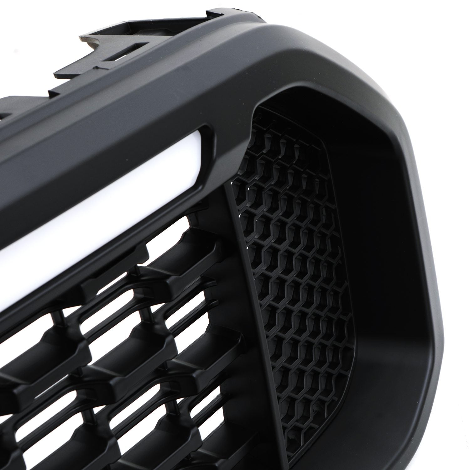 Ford Ranger T8 XLT 19-21 Black Grille With LED Lights