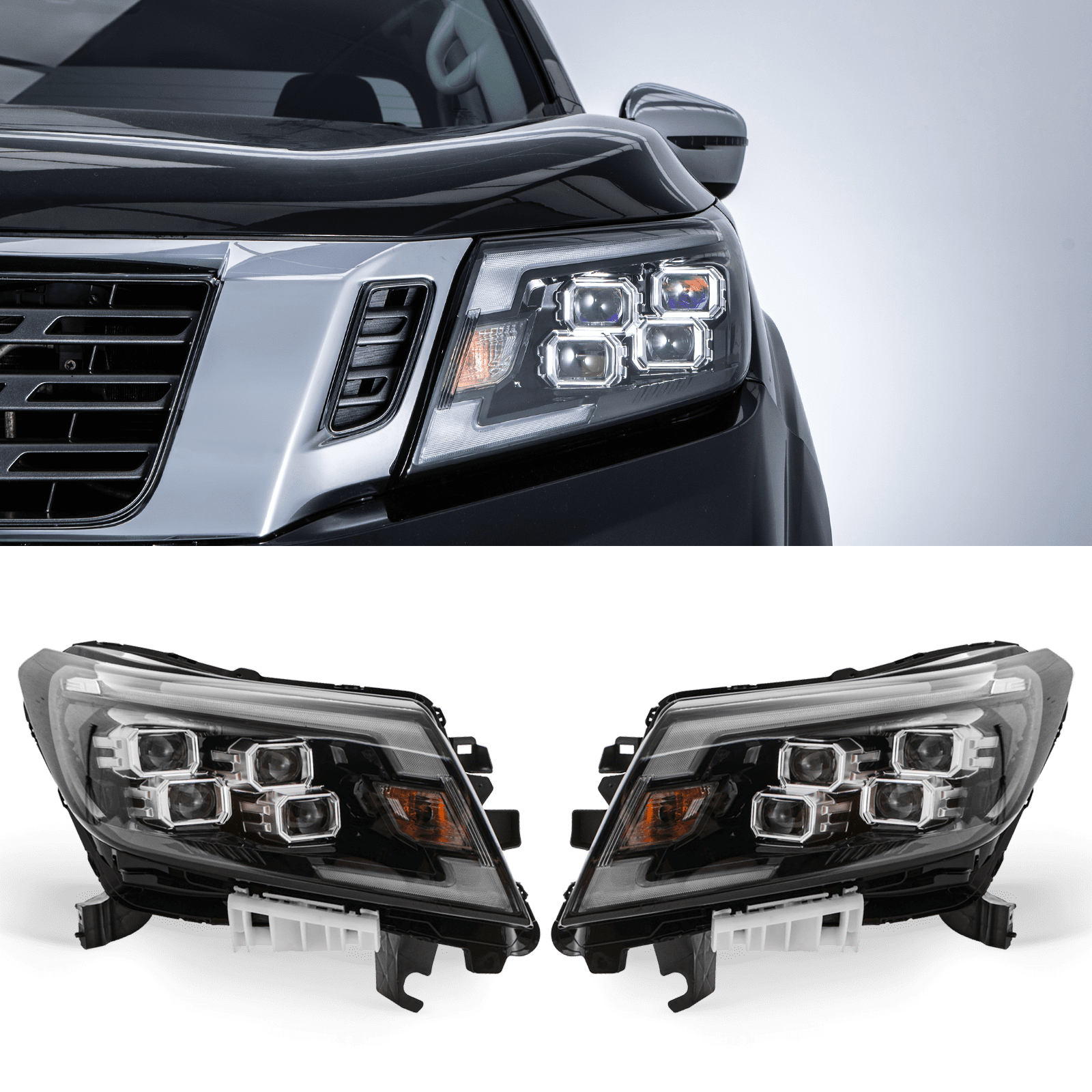 Nissan Navara D23 NP300 2015+ Front LED Headlights