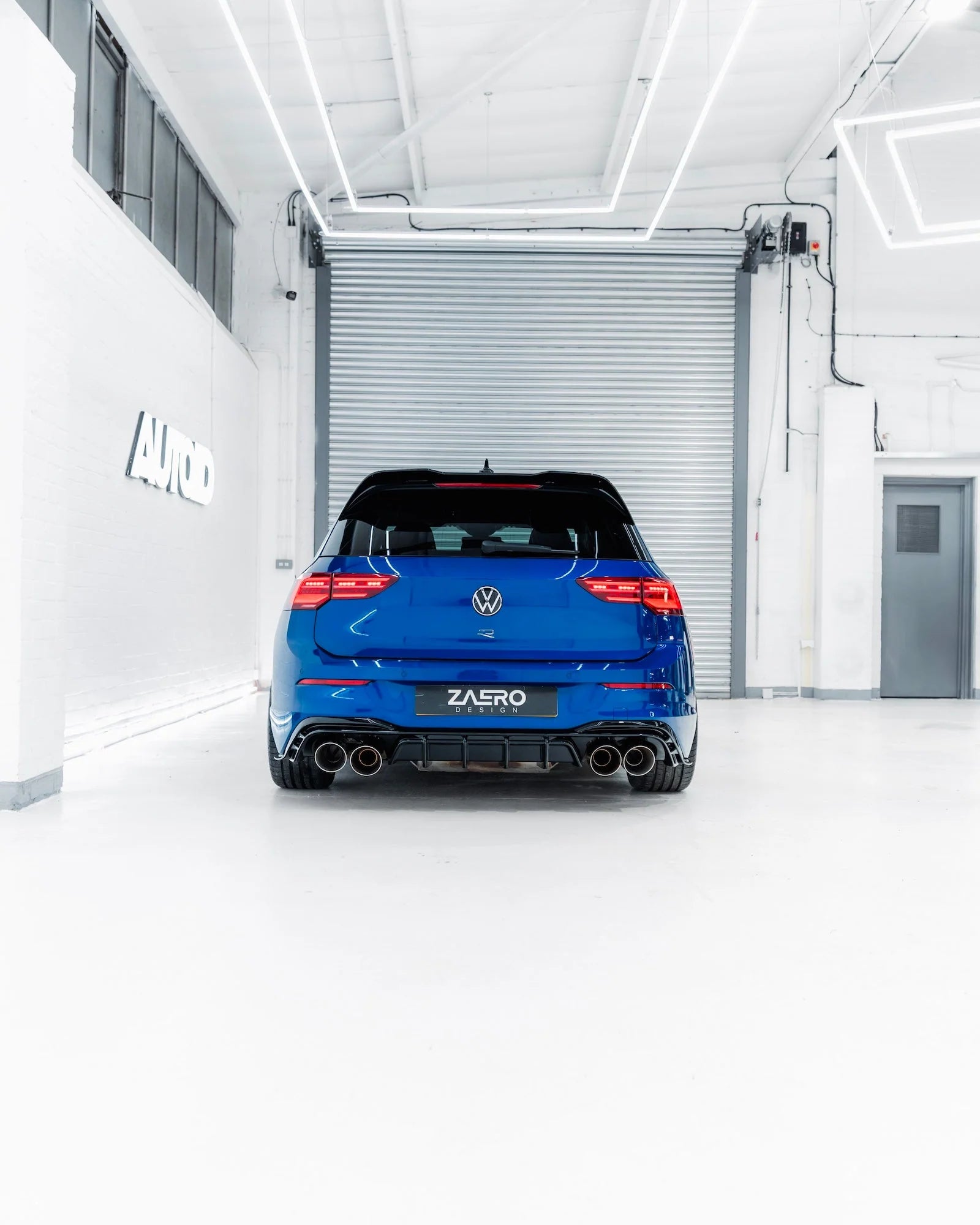 VW GOLF R-LINE / GTI / R / GTD / GTE MK8 & MK8.5 EVO-1 GLOSS BLACK REAR SPOILER BY ZAERO (2020+)